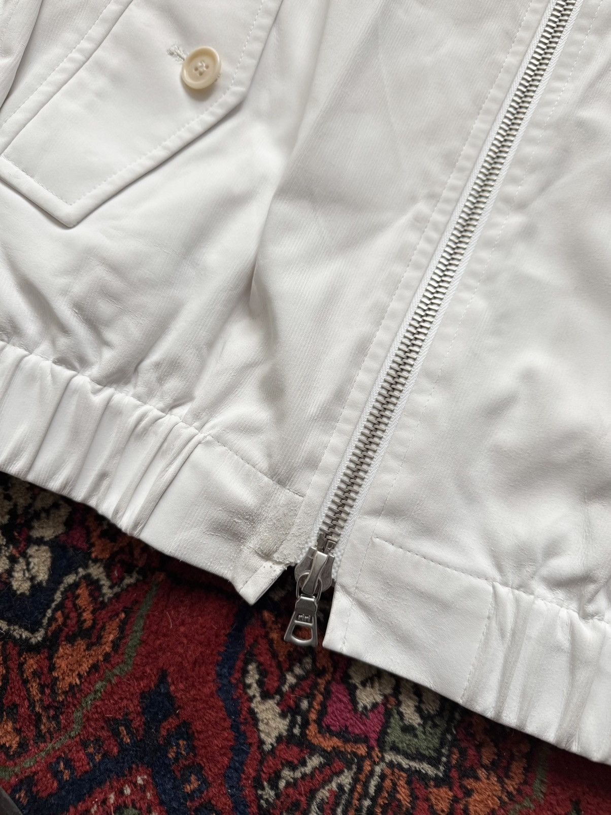 Dries Van Noten Dries van Noten waxed cropped zipper bomber Size US M / EU 48-50 / 2 - 5 Thumbnail