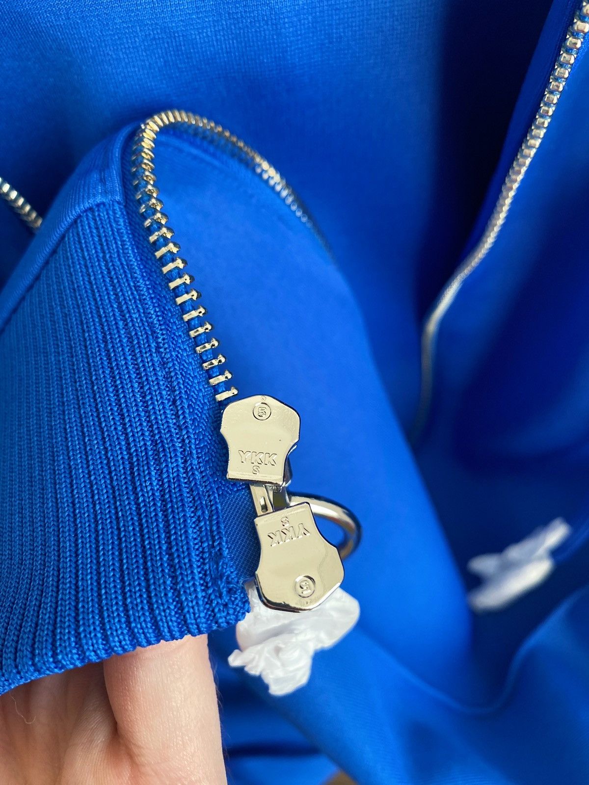 H&M × Paco Rabanne New Rabanne x H&M Unisex Blue Full Zip Hooded Tracksuit Size M / US 6-8 / IT 42-44 - 19 Thumbnail