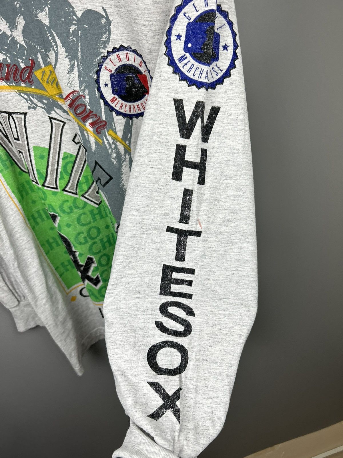 MLB × Vintage Vintage Chicago White Sox Graphic Baseball USA Long Sleeve Size US M / EU 48-50 / 2 - 14 Thumbnail