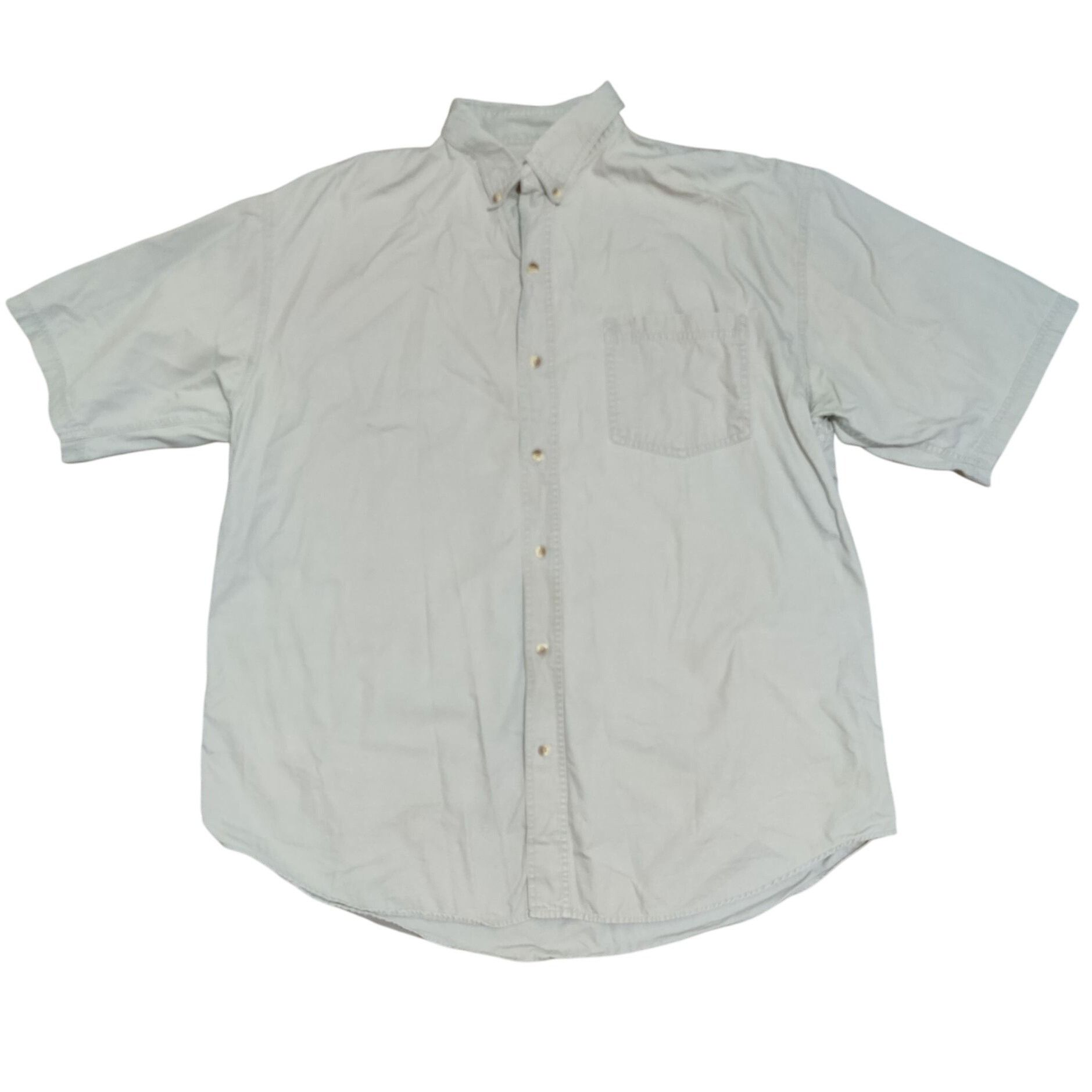 Other Michael Austin XL Button Down Shirt Olive Grey 100% Cotton S Size US XL / EU 56 / 4 - 1 Thumbnail