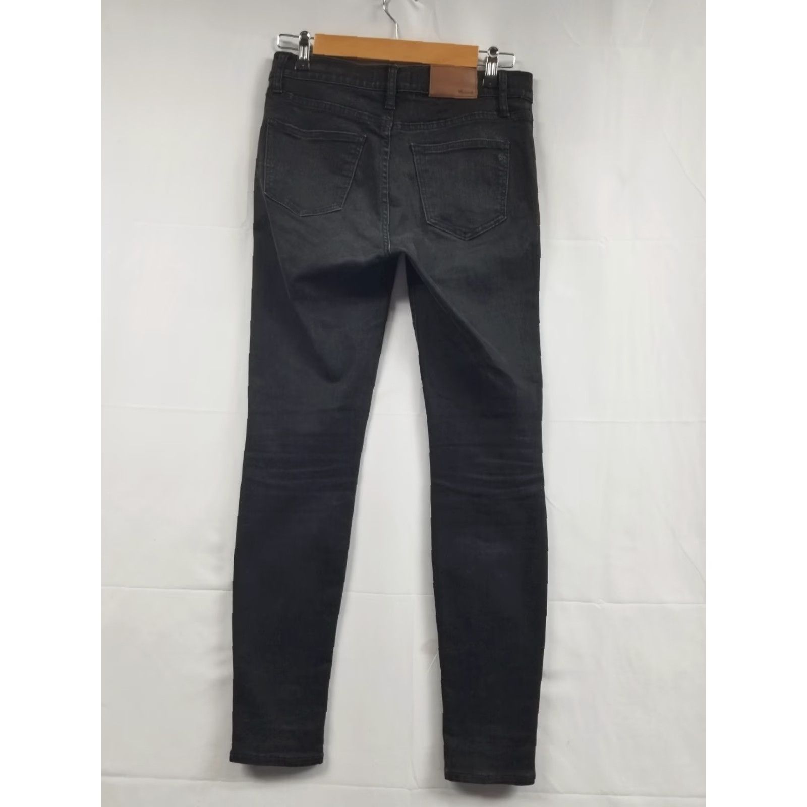 Madewell Madewell Jeans Women's Black Denim Skinny Mid Rise 27 Size 27 5-Pocket Design Stretch Size 27" / US 4 / IT 40 - 2 Thumbnail