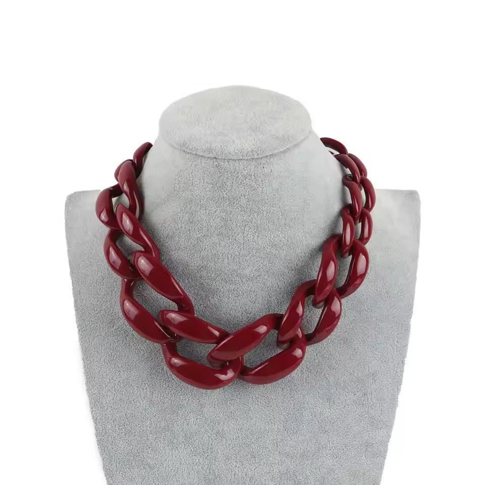 Other Acrylic Chunky Choker Necklace Size ONE SIZE - 5 Thumbnail