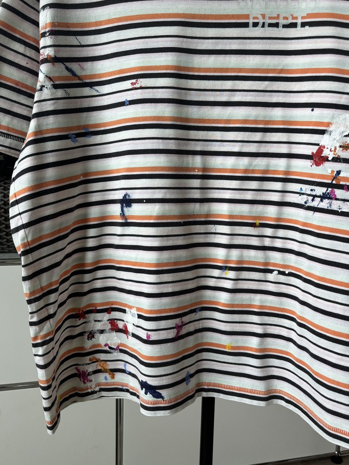Gallery Dept. PAINTER STRIPED LOGO TEE Size US L / EU 52-54 / 3 - 5 Thumbnail
