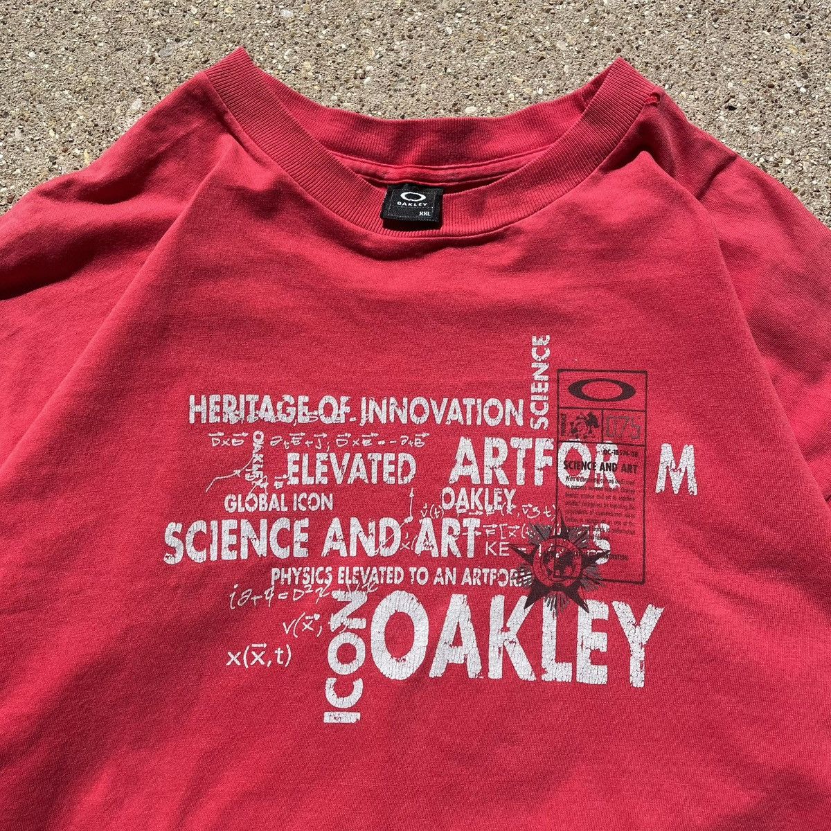 Oakley Vintage Oakley Tee Red Gorpcore XXL Size US XXL / EU 58 / 5 - 1 Thumbnail