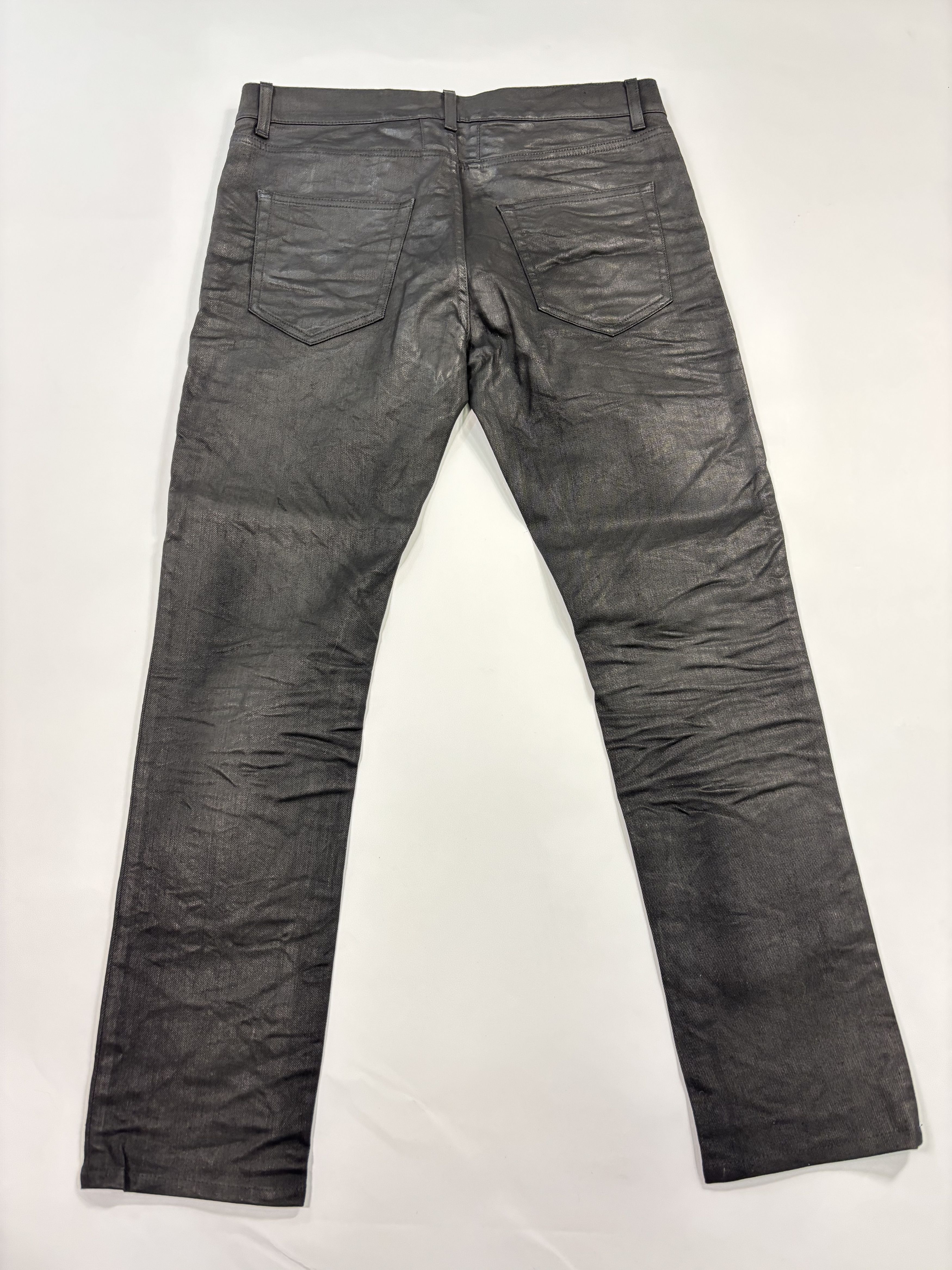 Saint Laurent Paris Saint Laurent Leather Look Pants Size US 32 / EU 48 - 4 Thumbnail