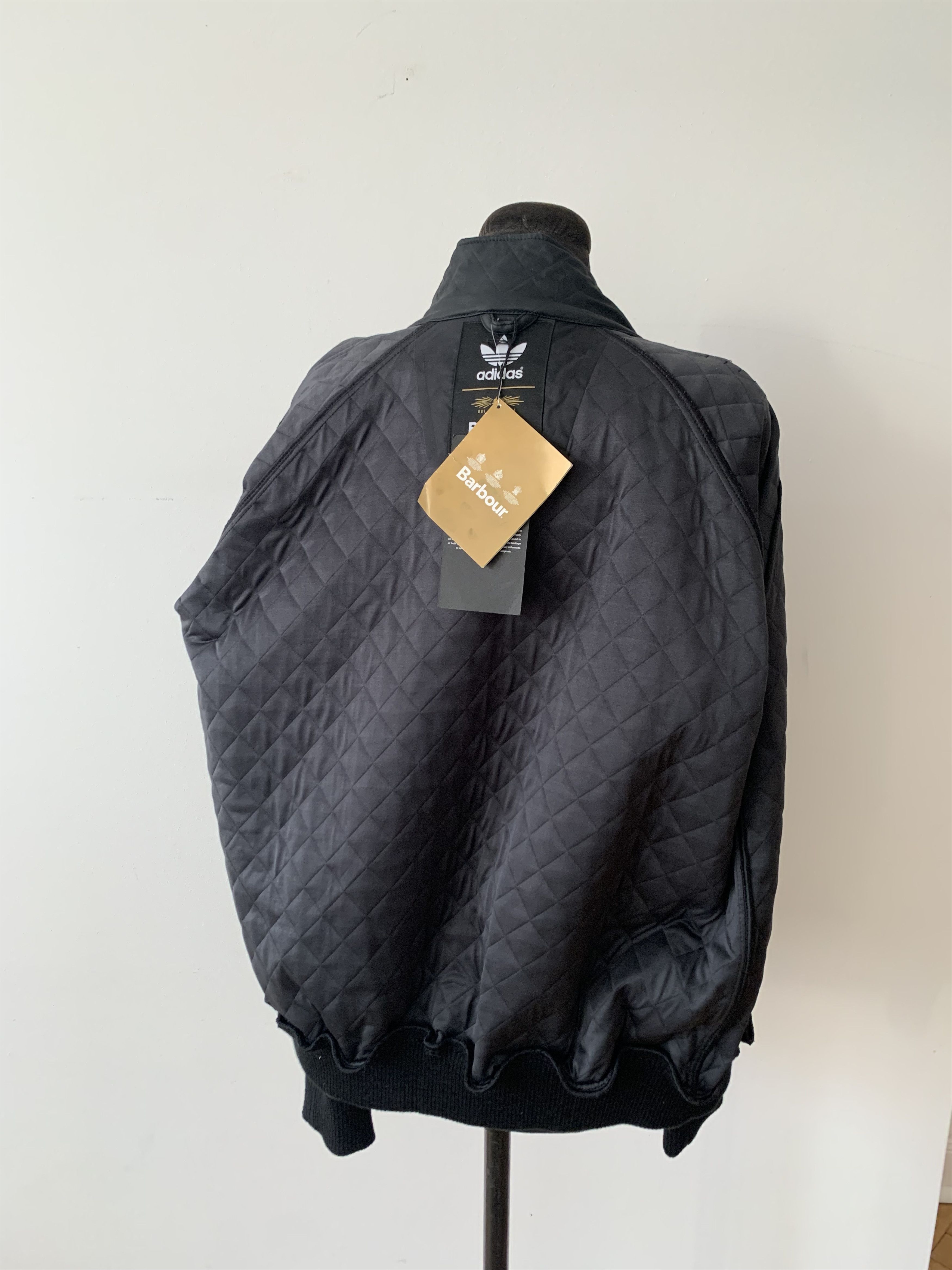 Adidas × Barbour Barbour x adidas Quilted Leather Bomber Jacket Size US L / EU 52-54 / 3 - 9 Thumbnail