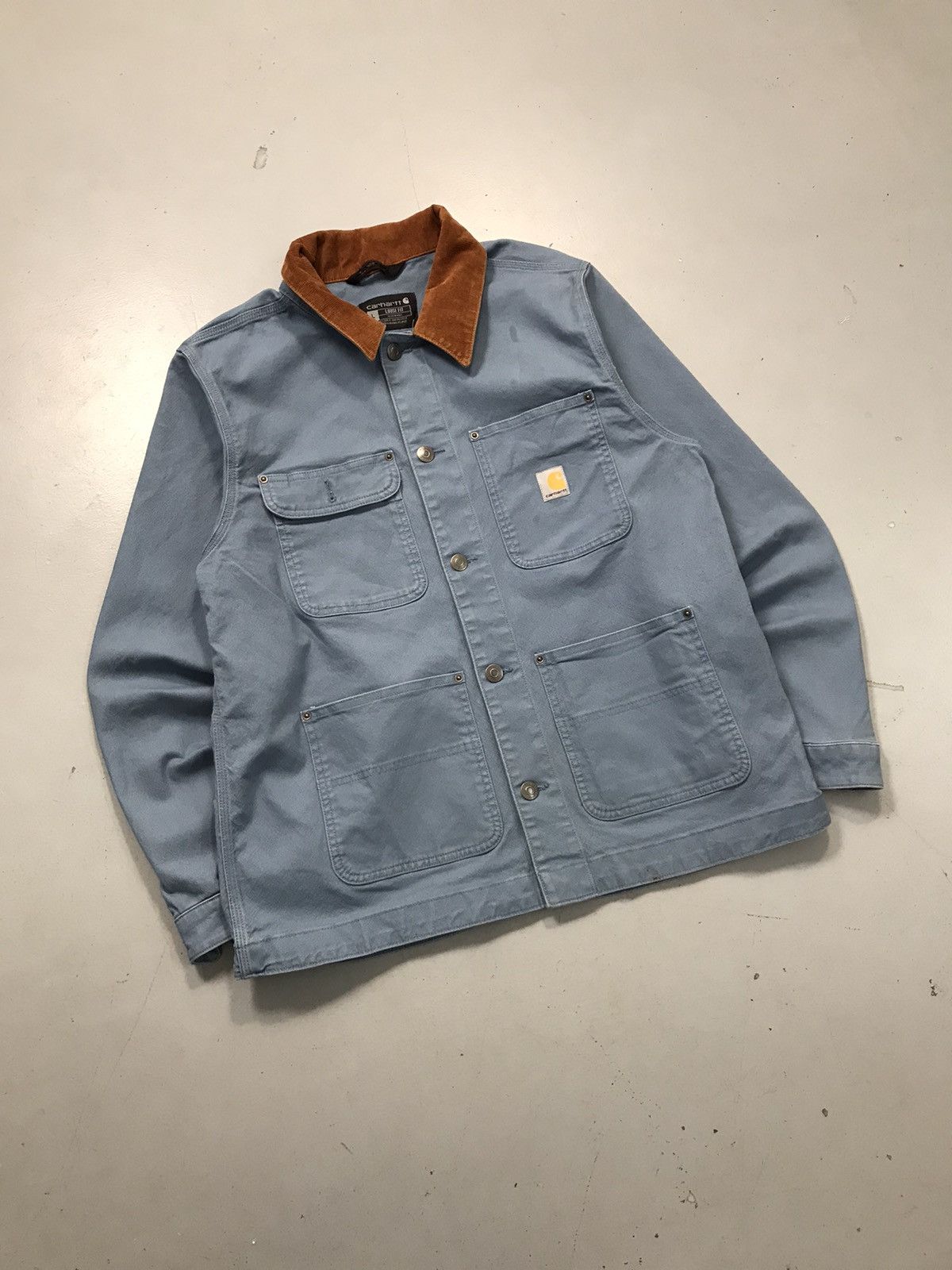 Carhartt Factoryleftover vintage carhartt chore jacket Size US L / EU 52-54 / 3 - 1 Thumbnail