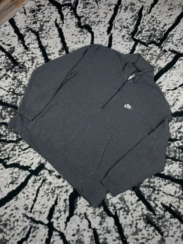 Nike Nike Halfzip Sweatshirt Gray XXL Swoosh Logo Size US XXL / EU 58 / 5 - 2 Thumbnail