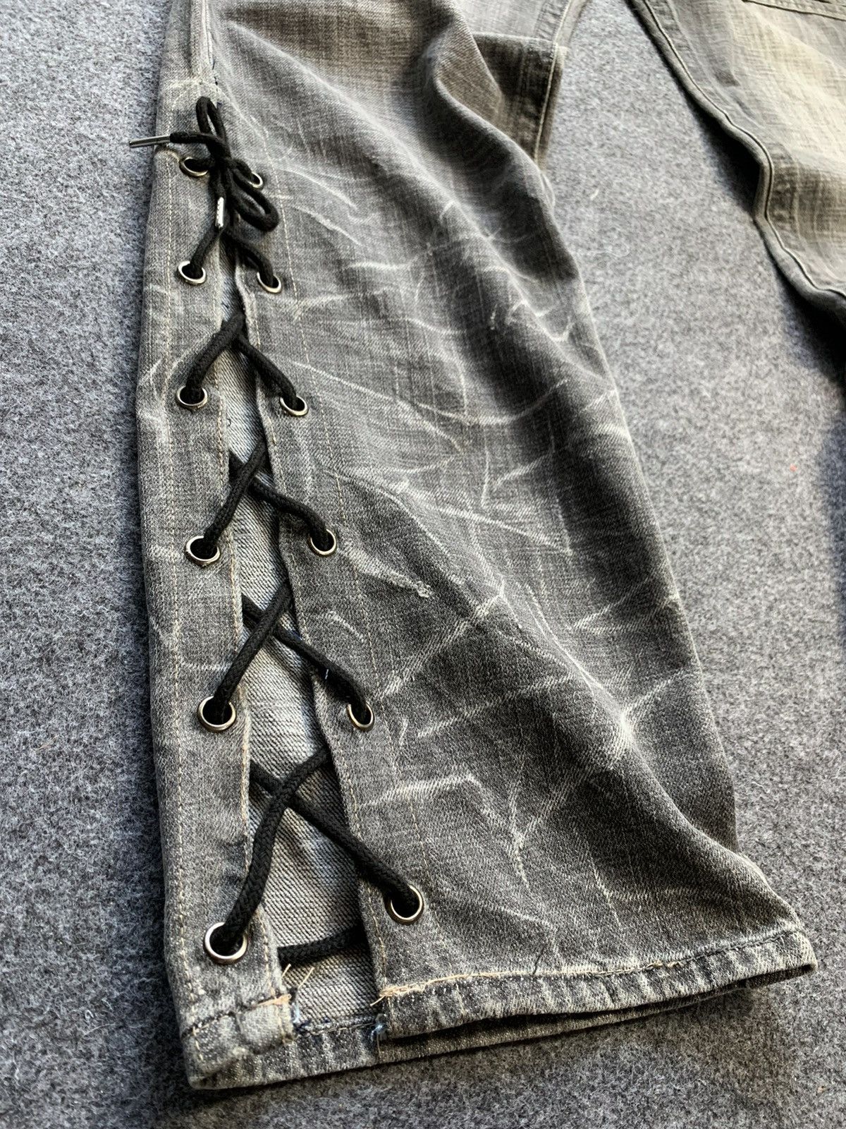 If Six Was Nine × Japanese Brand Flare laces up solberry japanese brand pant Size US 32 / EU 48 - 4 Thumbnail