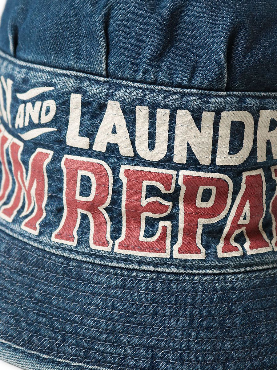 Kapital Kapital 11.5oz denim laundry HAT Size ONE SIZE - 3 Thumbnail