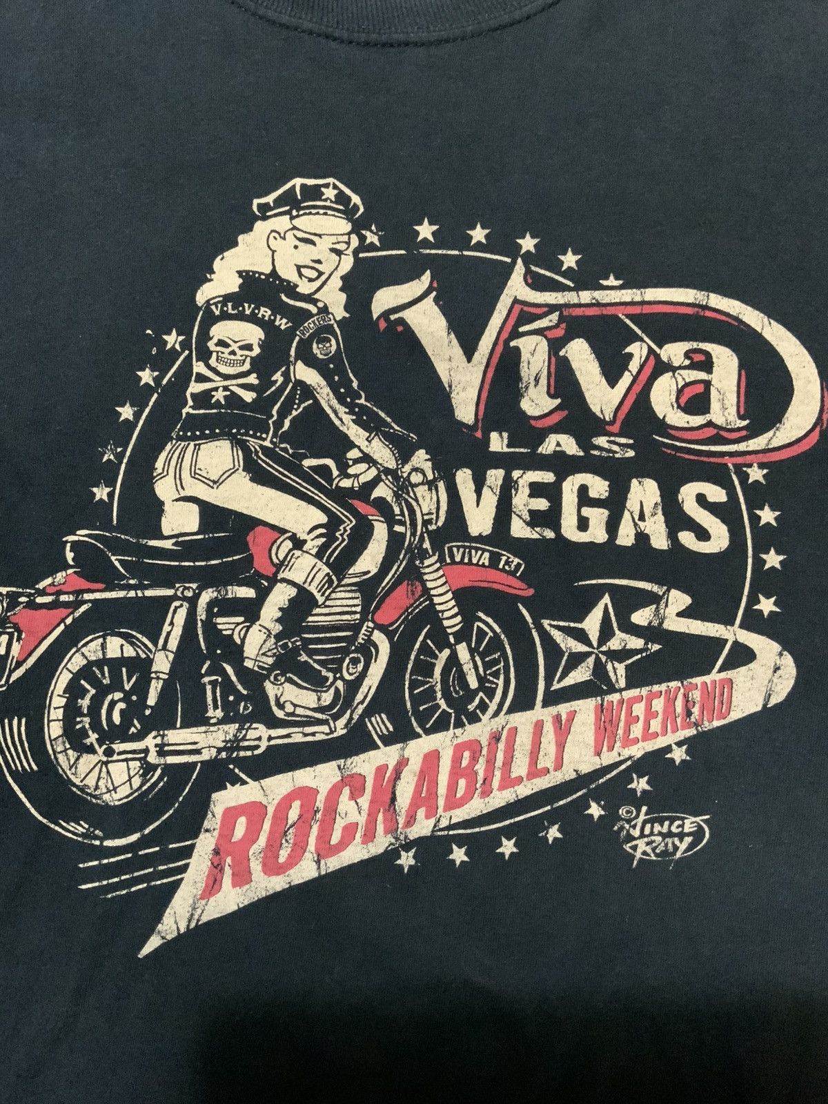 Other Viva Las Vegas Rockabilly Vince Ray Pinup Girl T-Shirt Size US XXL / EU 58 / 5 - 1 Thumbnail