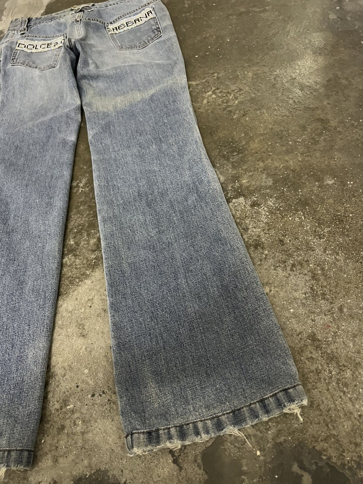 Dolce & Gabbana 💥Dolce & Gabbana Vintage Distress Y2K Jean Size 29" - 16 Thumbnail