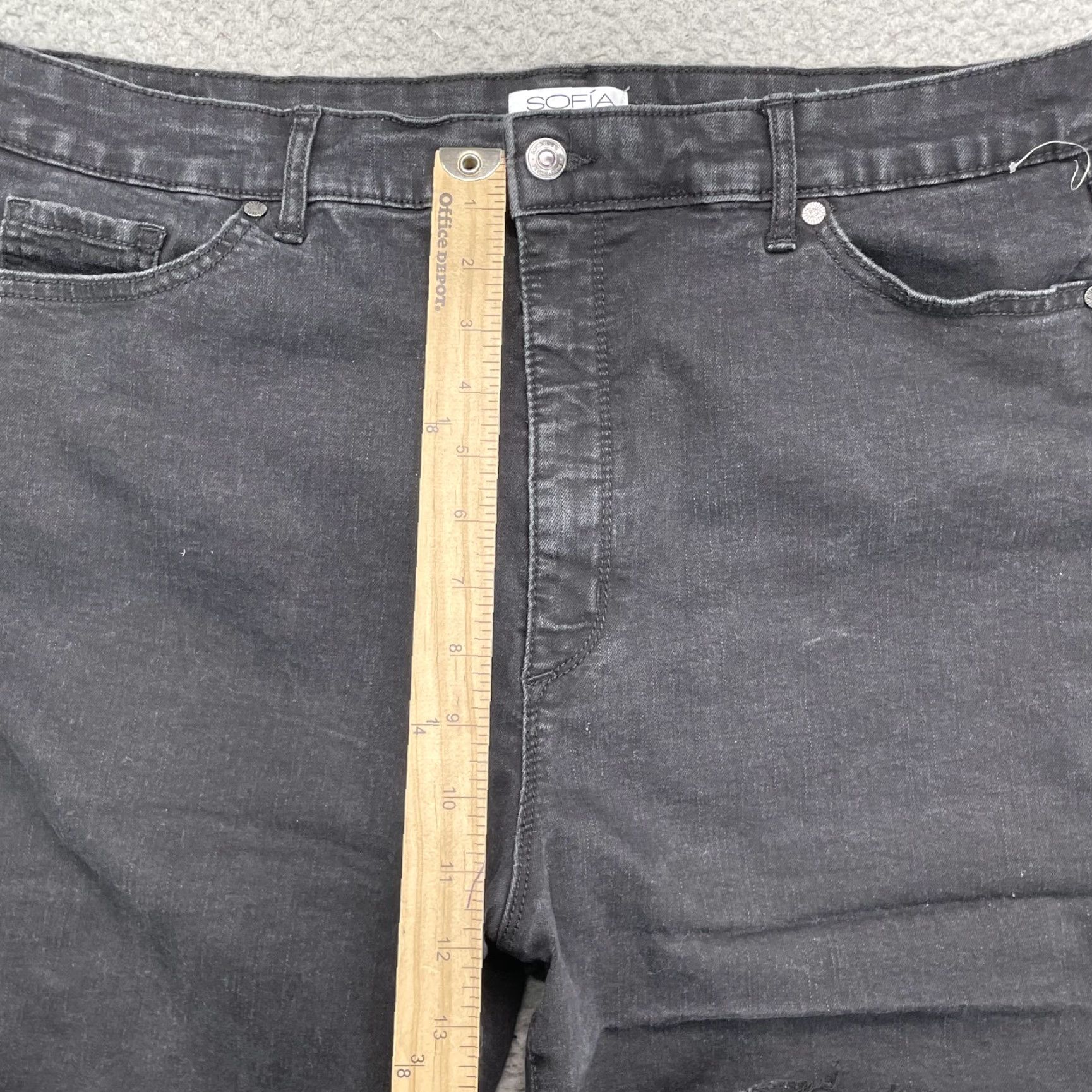 Vintage Sofia Vergara Jean Short Womens 20 Raw Hem Slim Daisy Duke 90s Rodeo Vintage N/A Size 42" / US 20 - 4 Thumbnail