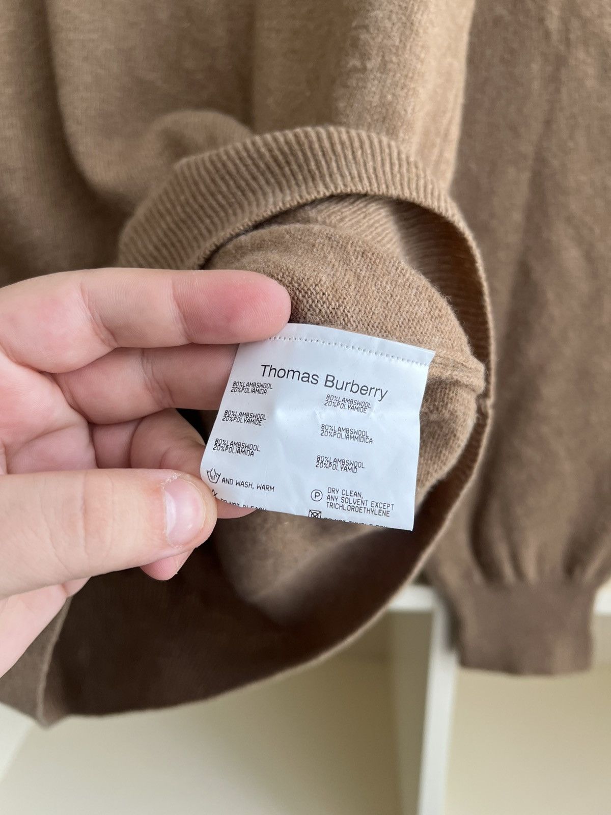 Burberry Vintage Thomas Burberry Sweater Size L Size US L / EU 52-54 / 3 - 5 Thumbnail