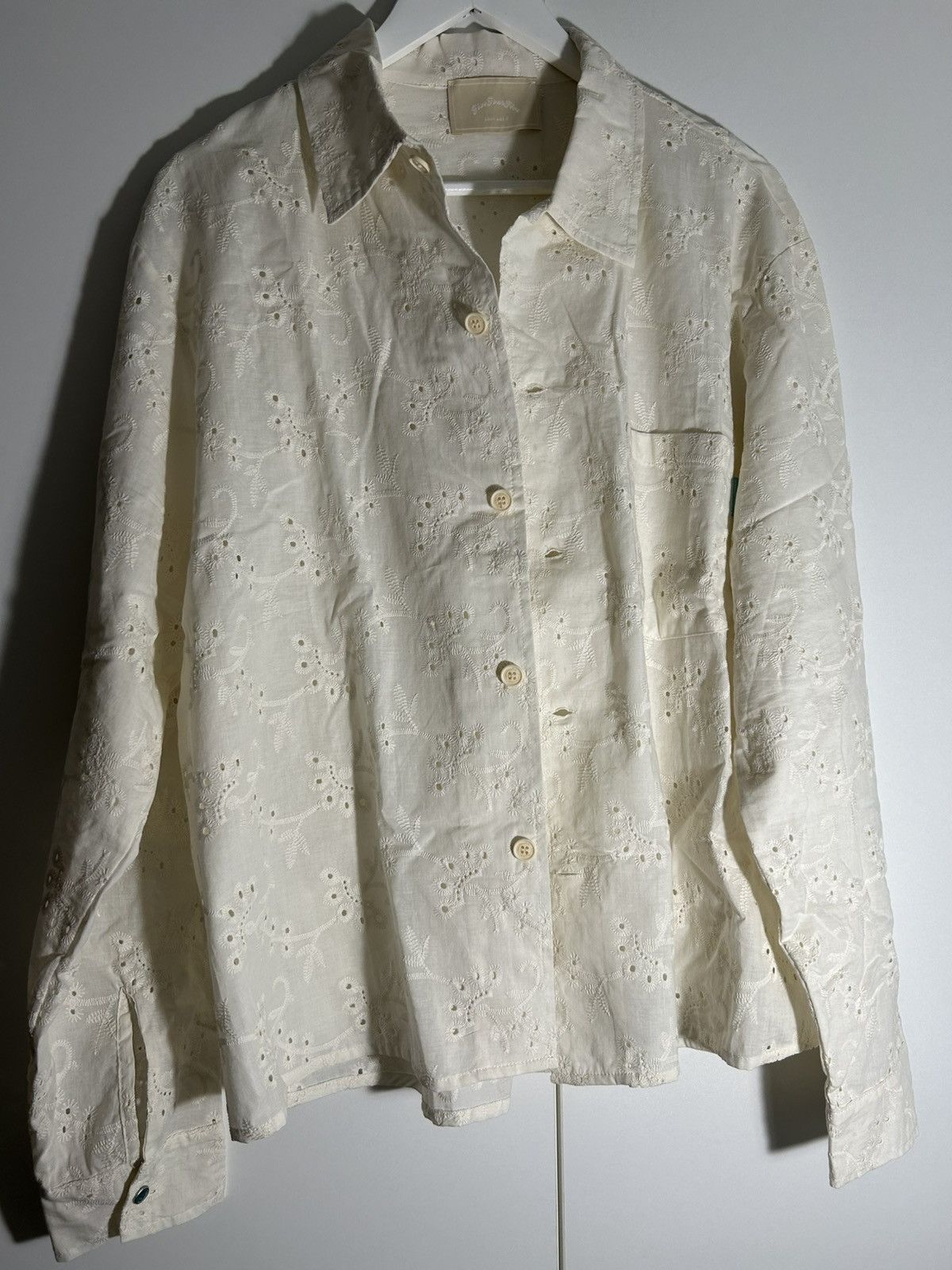 FiveFourFive Five Four Five Sangallo Summer Shirt Ivory Size L Size US L / EU 52-54 / 3 - 2 Thumbnail