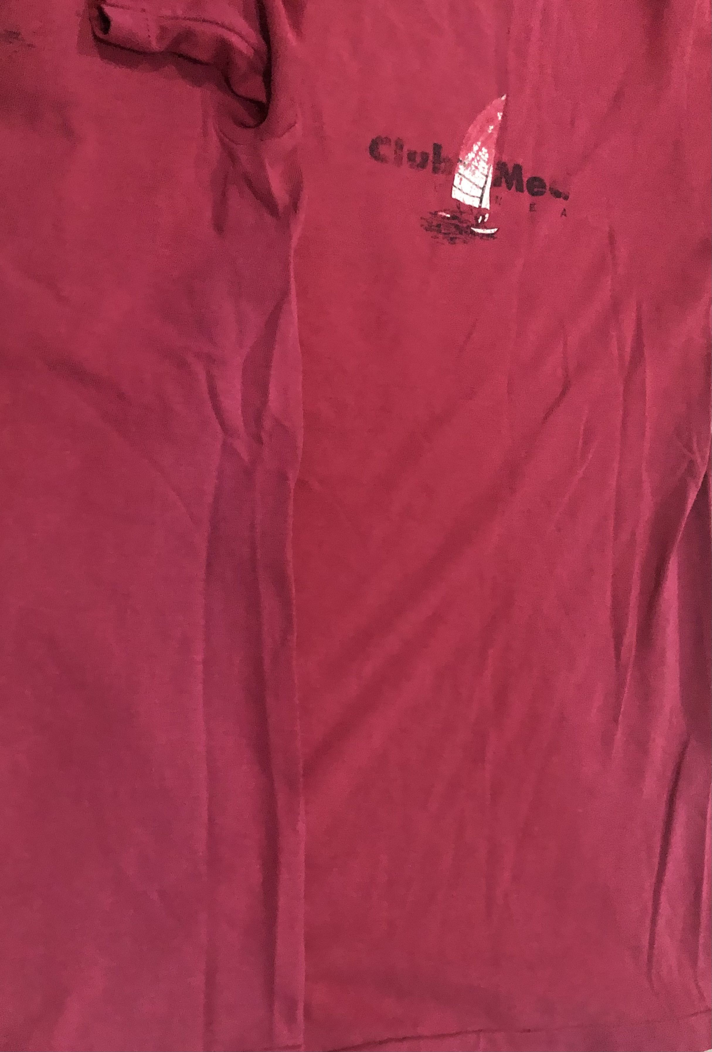 Hanes × Vintage Vintage Worn Club Med Tshirt Size US L / EU 52-54 / 3 - 10 Thumbnail