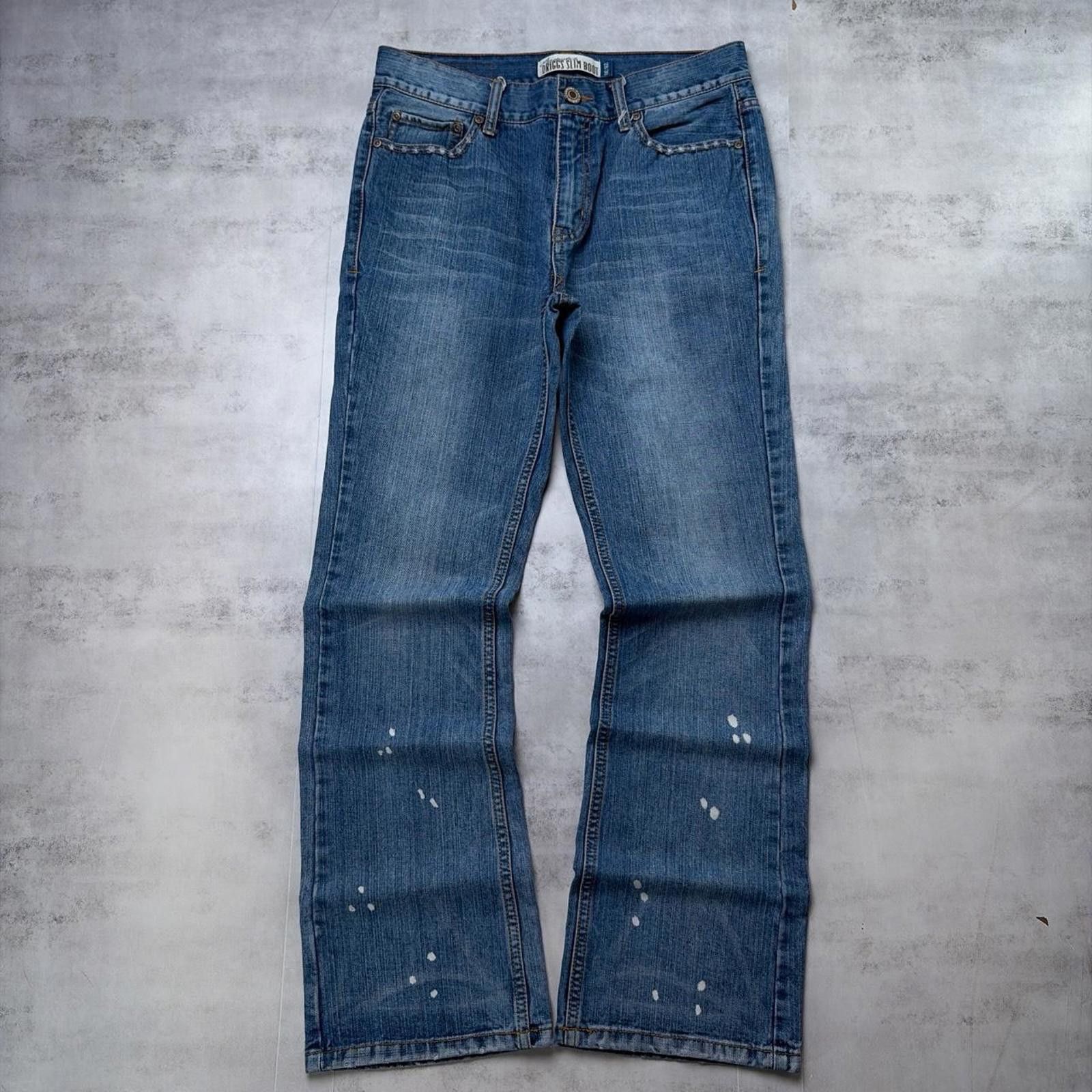 Aeropostale Y2K Blue Aeropostale Grunge Driggs Slim Bootcut Denim Jeans Size 30" / US 8 / IT 44 - 4 Thumbnail