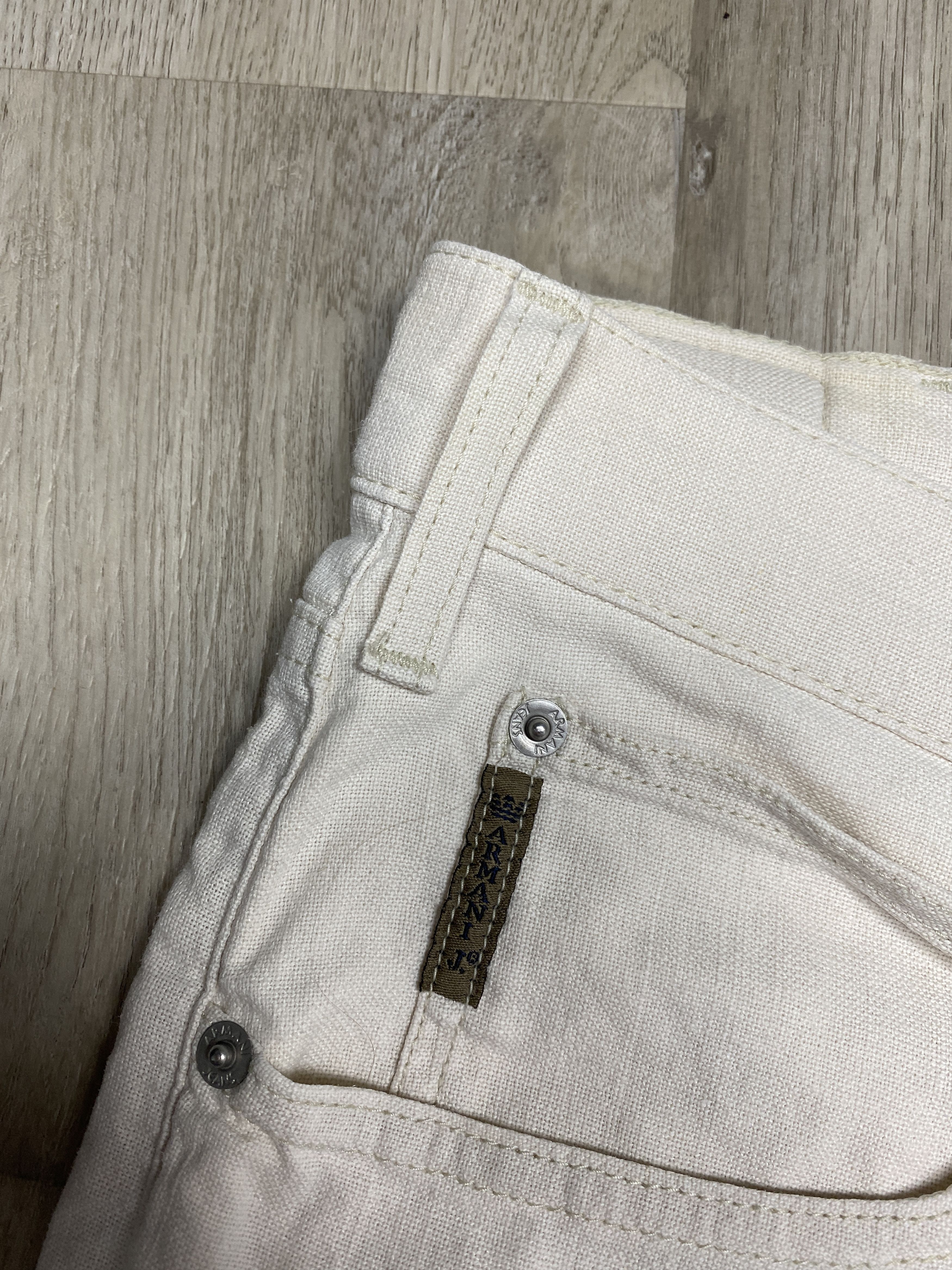 Armani Armani Jeans Vintage Mens LINEN Pants Size US 36 / EU 52 - 7 Thumbnail