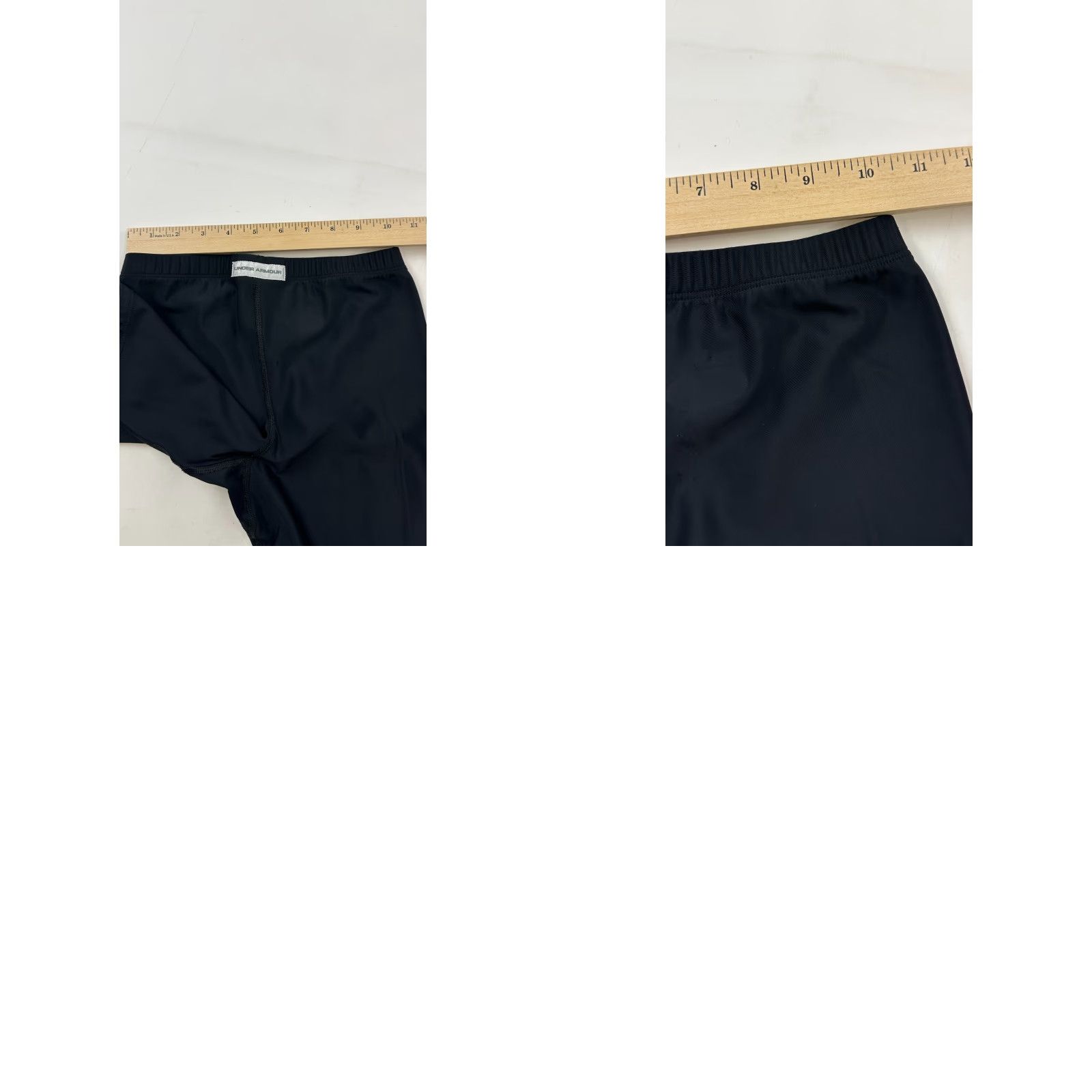 Under Armour Under Armour Shorts Womens Small Black Compression Elastic Waistband Athletic Sports Size 42" / US 20 - 8 Thumbnail