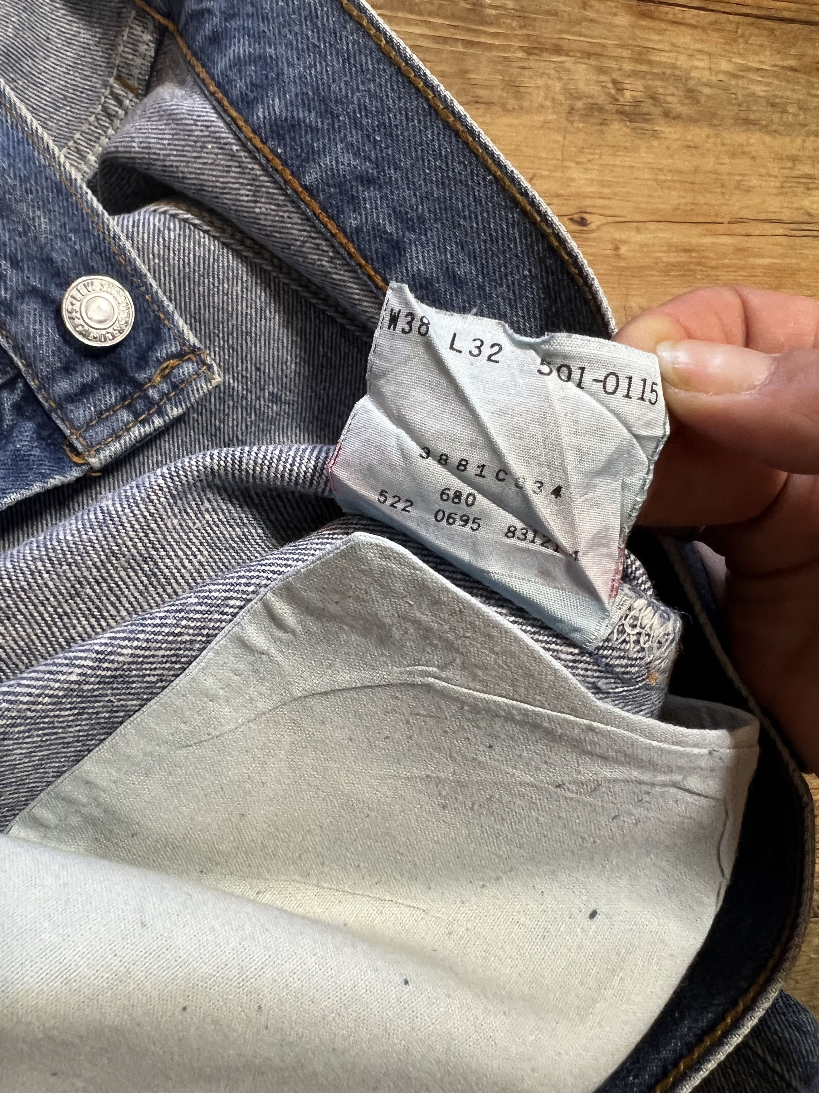 Levi's × Levi's Vintage Clothing × Vintage Vintage 501 Levi's Faded Denim Blue Jean Pants Size US 38 / EU 54 - 8 Thumbnail
