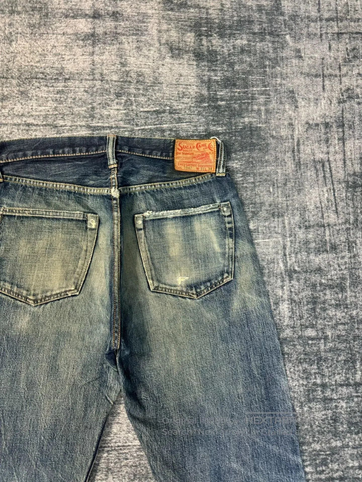 Sugar Cane Vintage Sugar Cane Japan Washed Blue Jeans. Size US 28 / EU 44 - 6 Thumbnail