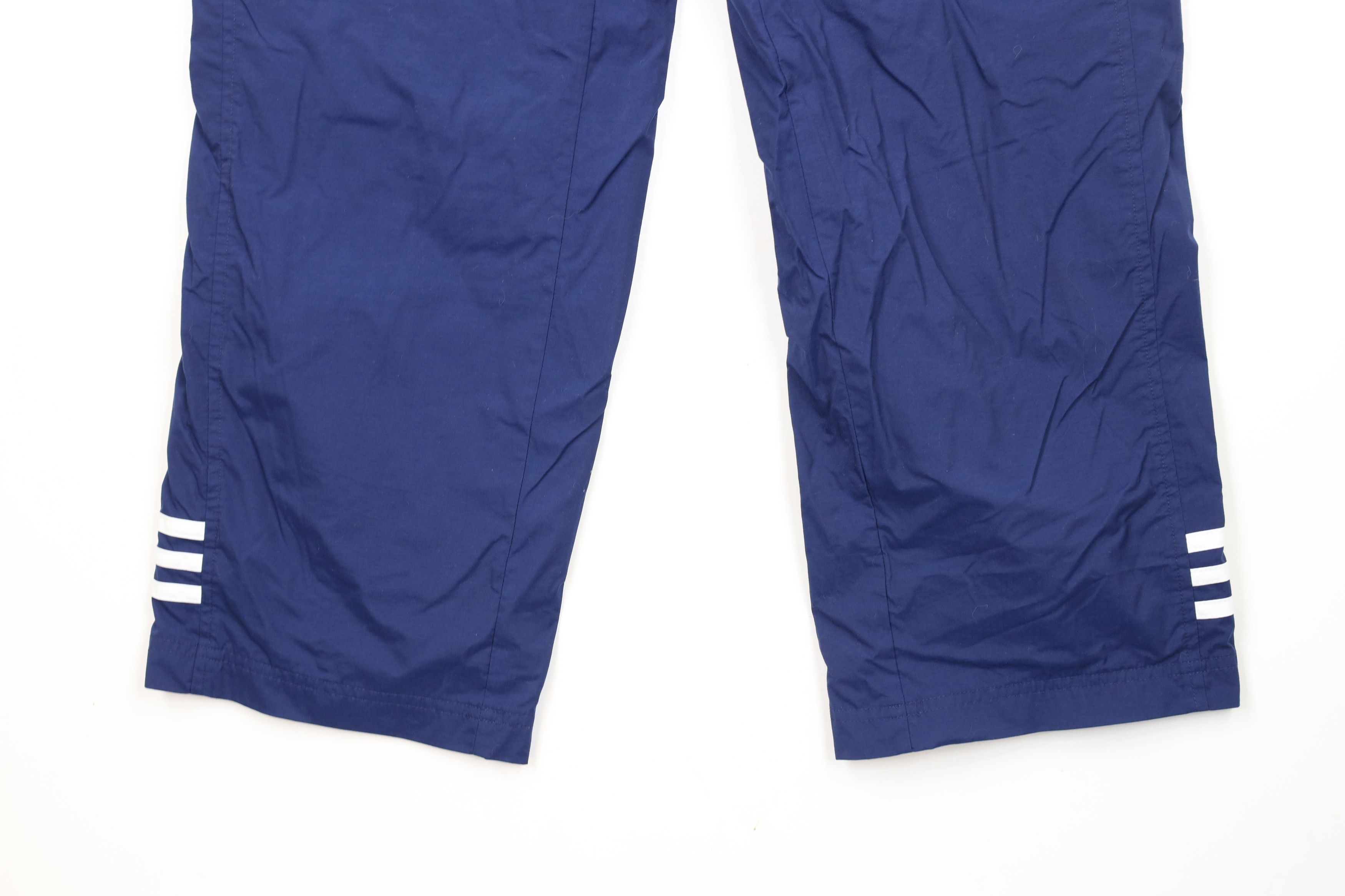 Adidas × Vintage Vintage Y2K 2000 Adidas Striped Wide Leg Windbreaker Pants Size 27" / US 4 / IT 40 - 4 Thumbnail