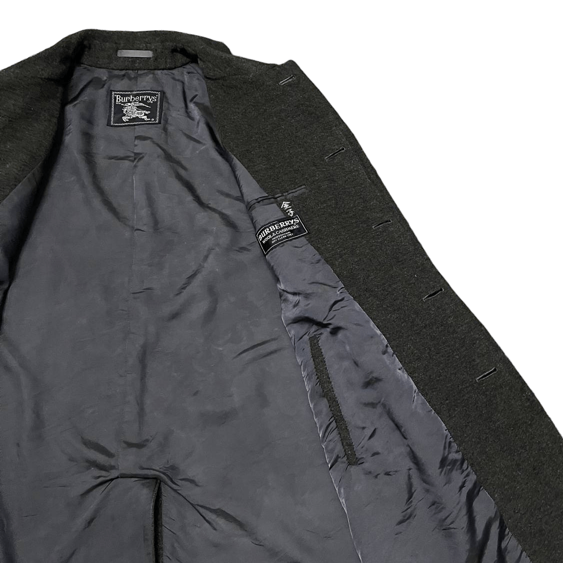 Burberry Vintage Burberry Wool & Cashmere Long Coat Size US L / EU 52-54 / 3 - 7 Thumbnail
