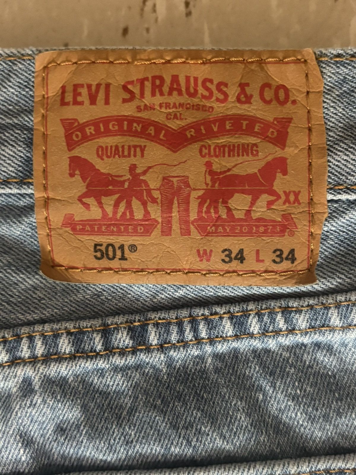 Levi's Levi’s 501 Jeans (34) Size US 34 / EU 50 - 3 Thumbnail