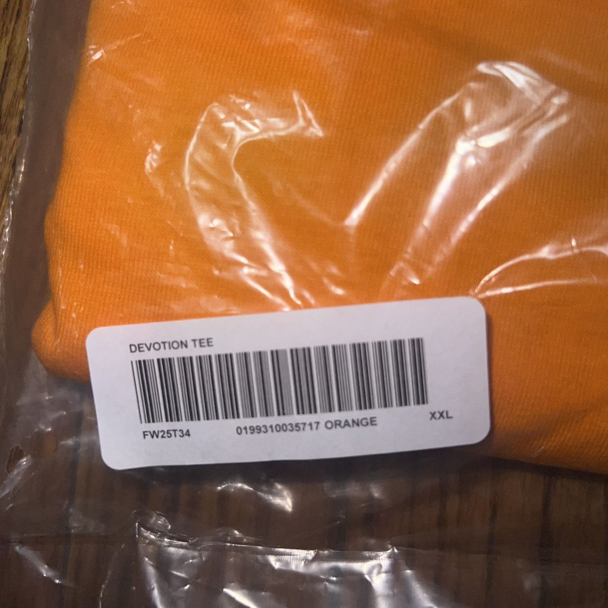 Supreme In-hand Supreme Devotion Tee Orange Size: XXL Size US XXL / EU 58 / 5 - 4 Thumbnail