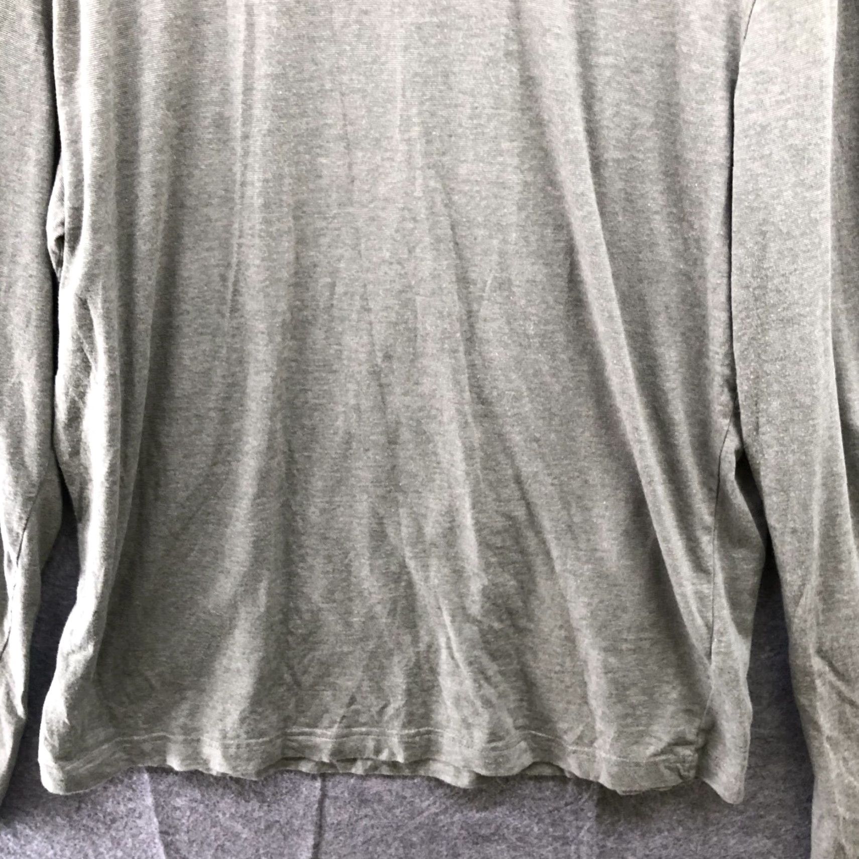 H&M H&M Slim Fit Long Sleeve T Shirt Mens XL Olive Green Crewneck Stretch Shirt Mens XL Green Crew Neck Cotton Blend Knit Slim Size US XL / EU 56 / 4 - 4 Thumbnail