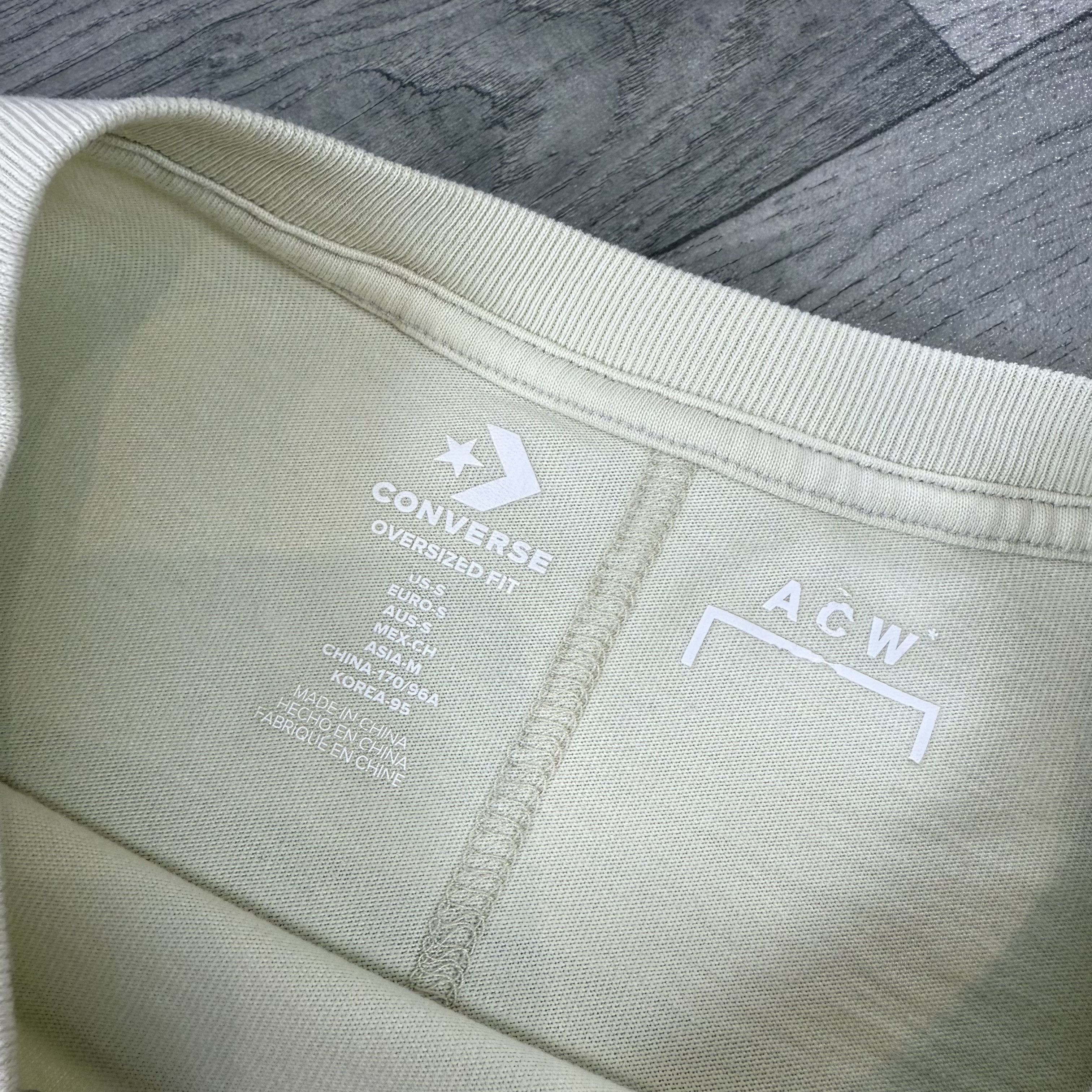 A-COLD-WALL* × Converse Converse x A-COLD-WALL ACW Graphic Oversized Tee Shirt Size US M / EU 48-50 / 2 - 13 Thumbnail