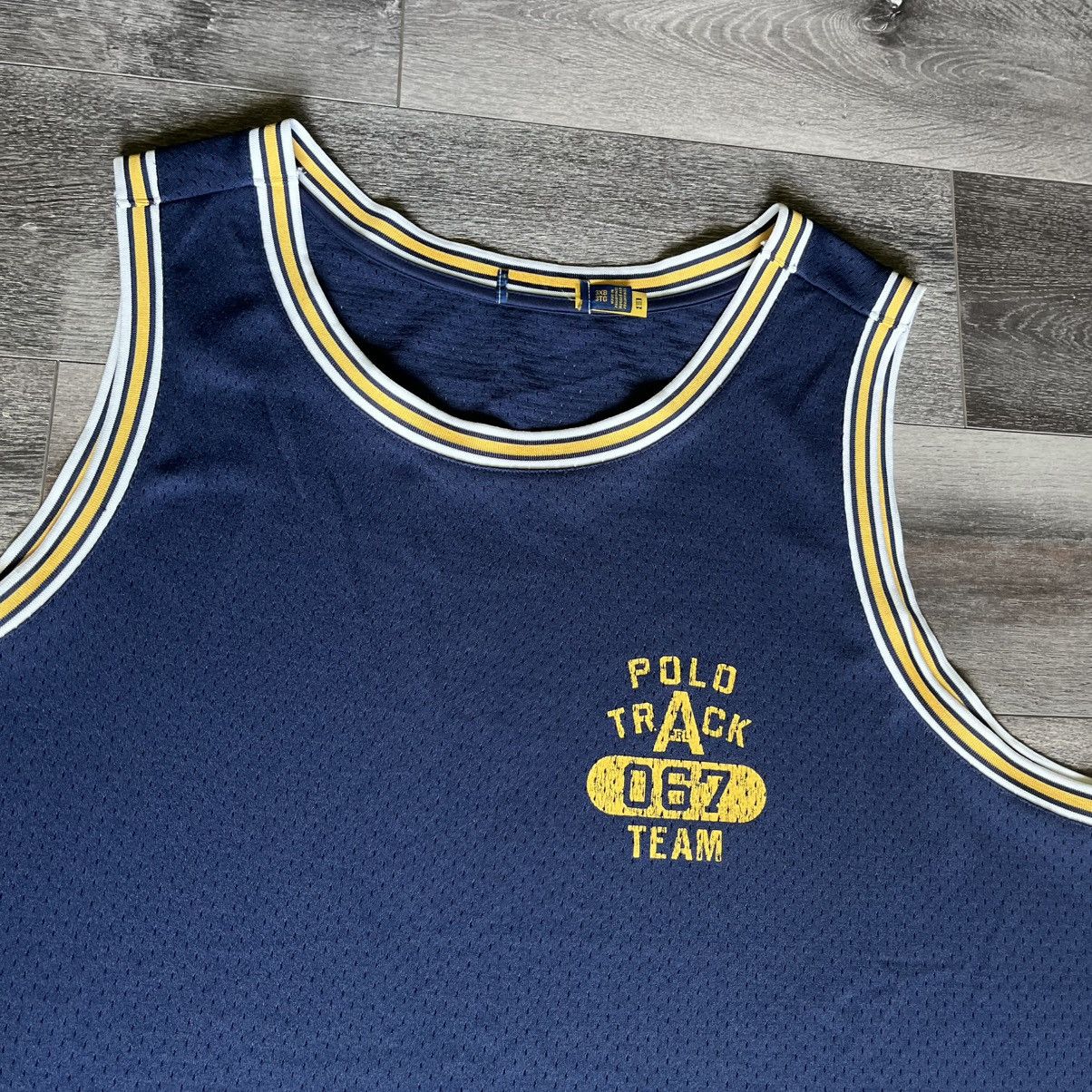 Polo Ralph Lauren Polo Ralph Lauren Athletic Dept Tank Top Basketball Jersey Size US XXL / EU 58 / 5 - 2 Thumbnail