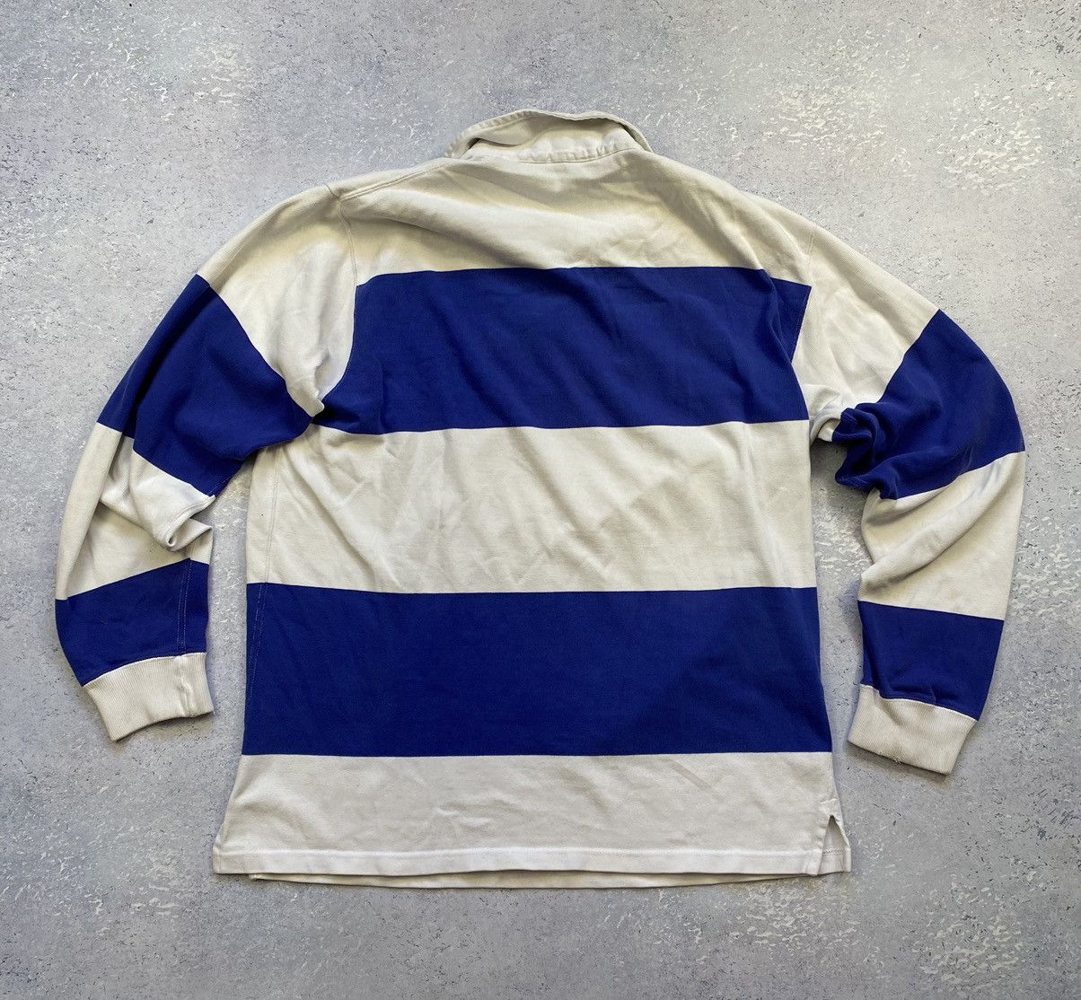 Polo Ralph Lauren × Ralph Lauren × Vintage Vintage Polo Ralph Lauren Men’s Blue Rugby Sweatshirt Size US XL / EU 56 / 4 - 11 Thumbnail