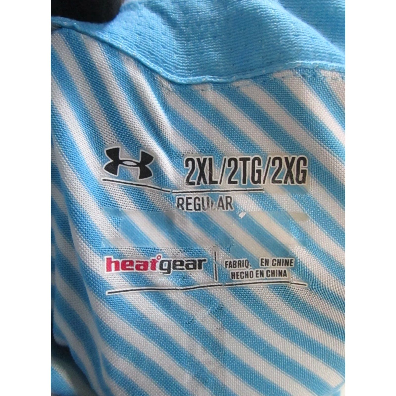Under Armour Under Armour Polo Shirt Mens 2XL Blue White Coldblack HeatGear Golf Shirt Polo Mens 2XL Blue White Golf HeatGear Polo Size US XXL / EU 58 / 5 - 5 Thumbnail