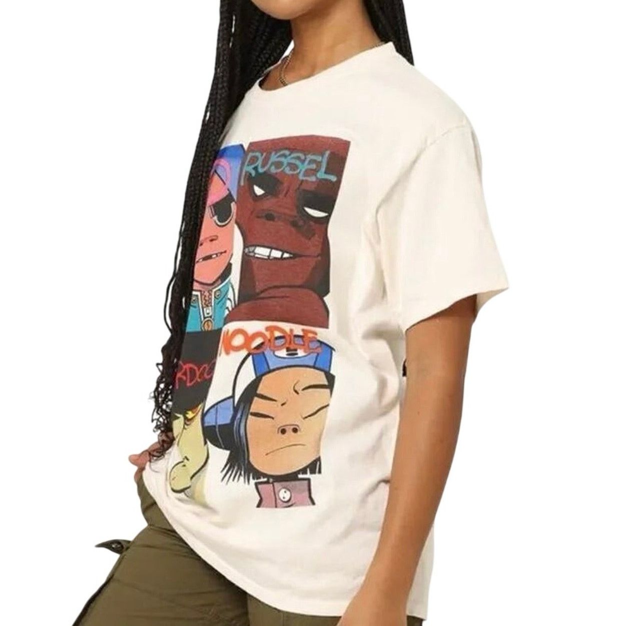 Other PACIFIC Gorillaz Face Grid T-shirt Tee in Cream Size XL Size US XL / EU 56 / 4 - 3 Thumbnail