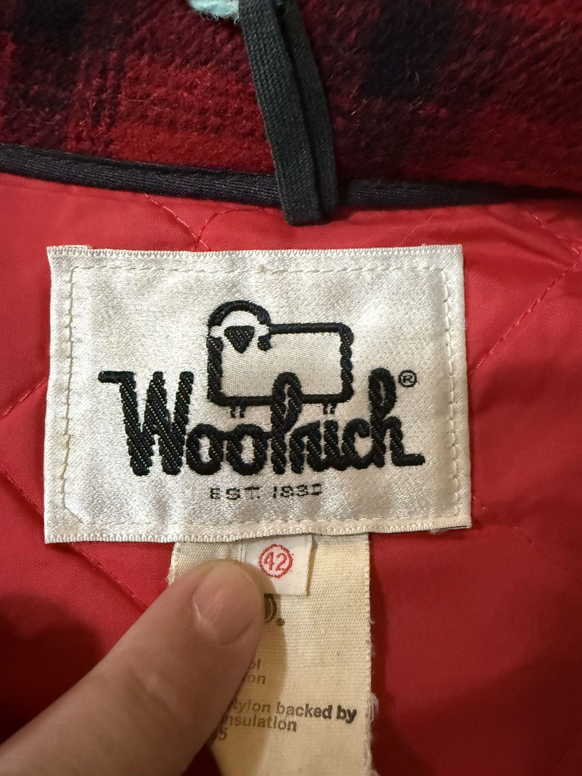 Woolrich Woolen Mills Vintage Woolrich Wool Flannel Coat Size US XL / EU 56 / 4 - 4 Thumbnail