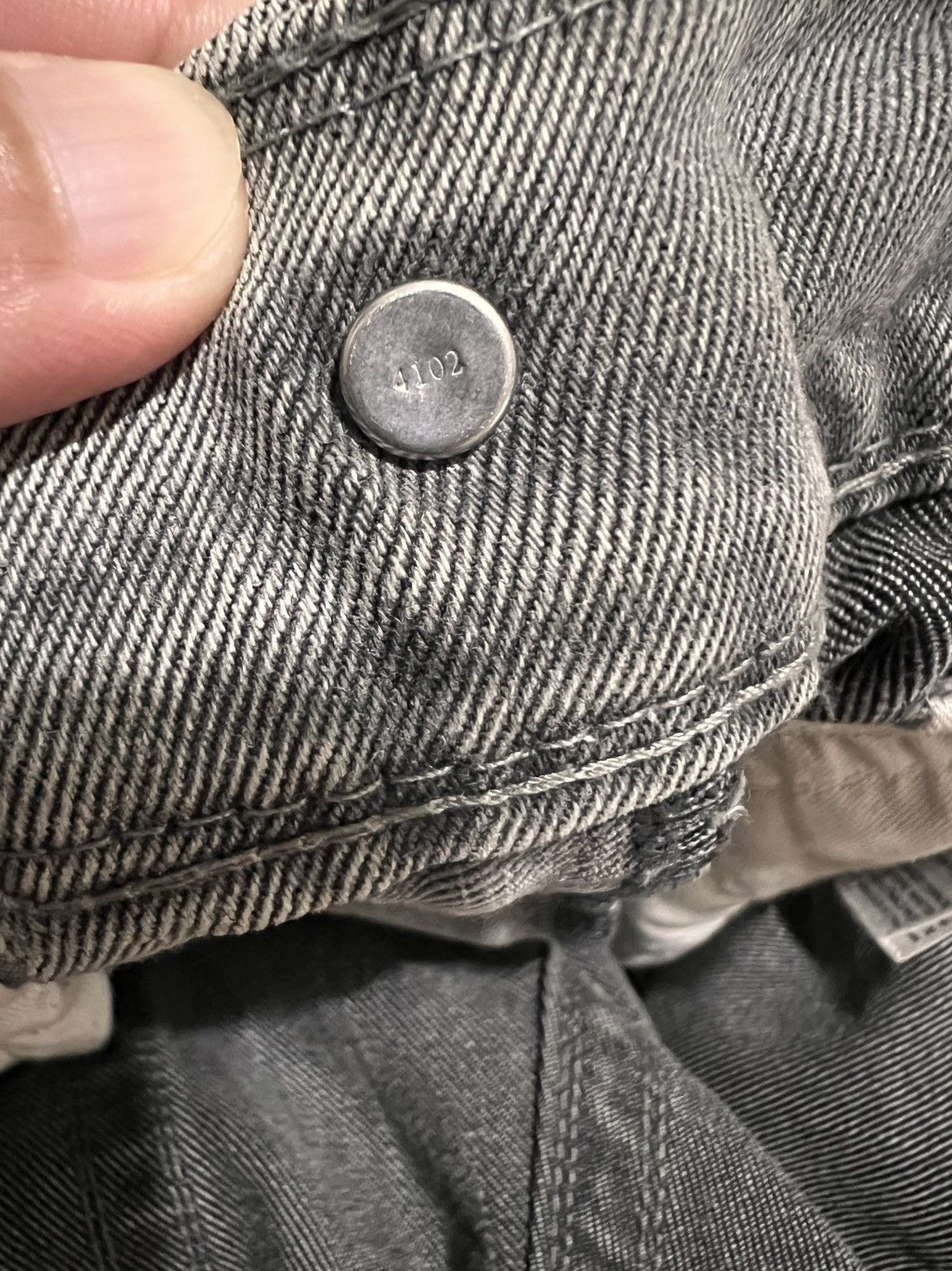 Levi's Levi’s 513 Slim Straight Grey Wash Jeans Size US 34 / EU 50 - 14 Thumbnail