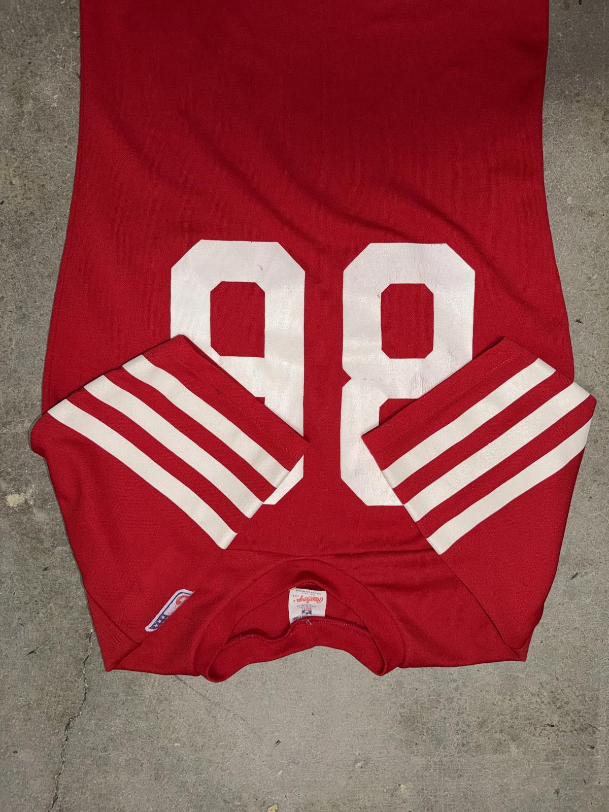 NFL Vintage 70s Rawlings NFL Red Jersey Size ONE SIZE - 3 Thumbnail