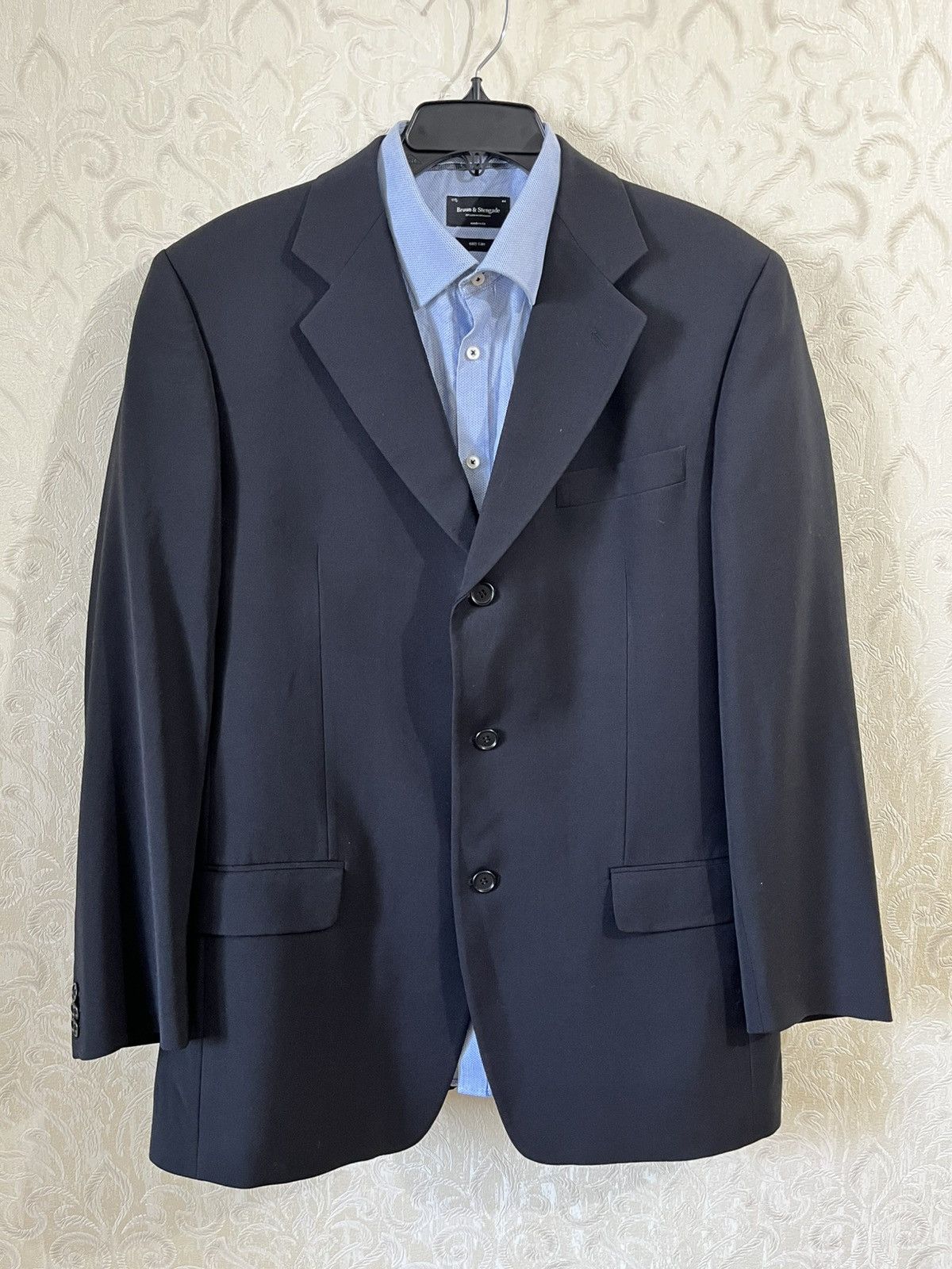 Ermenegildo Zegna Ermenegildo Zegna Men’s Wool Blazer Jacket Black 42 US Size 52S - 2 Thumbnail