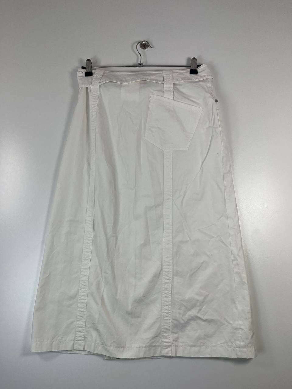 Burberry Burberry London Cotton Midi Skirt White Women’s Size 46 Size M / US 6-8 / IT 42-44 - 4 Thumbnail