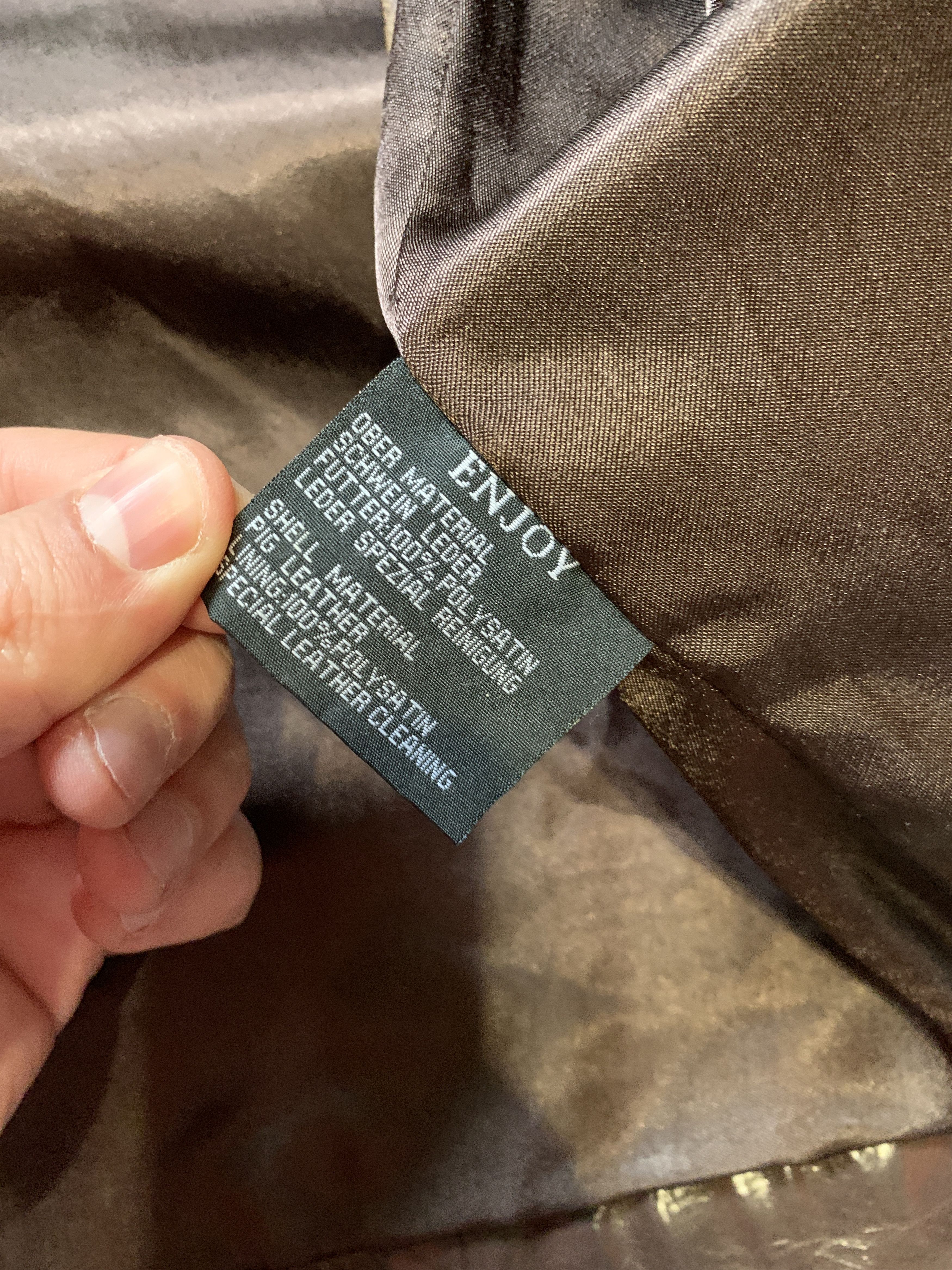 Enjoi Vintage Enjoy Leather Jacket Size US M / EU 48-50 / 2 - 9 Thumbnail