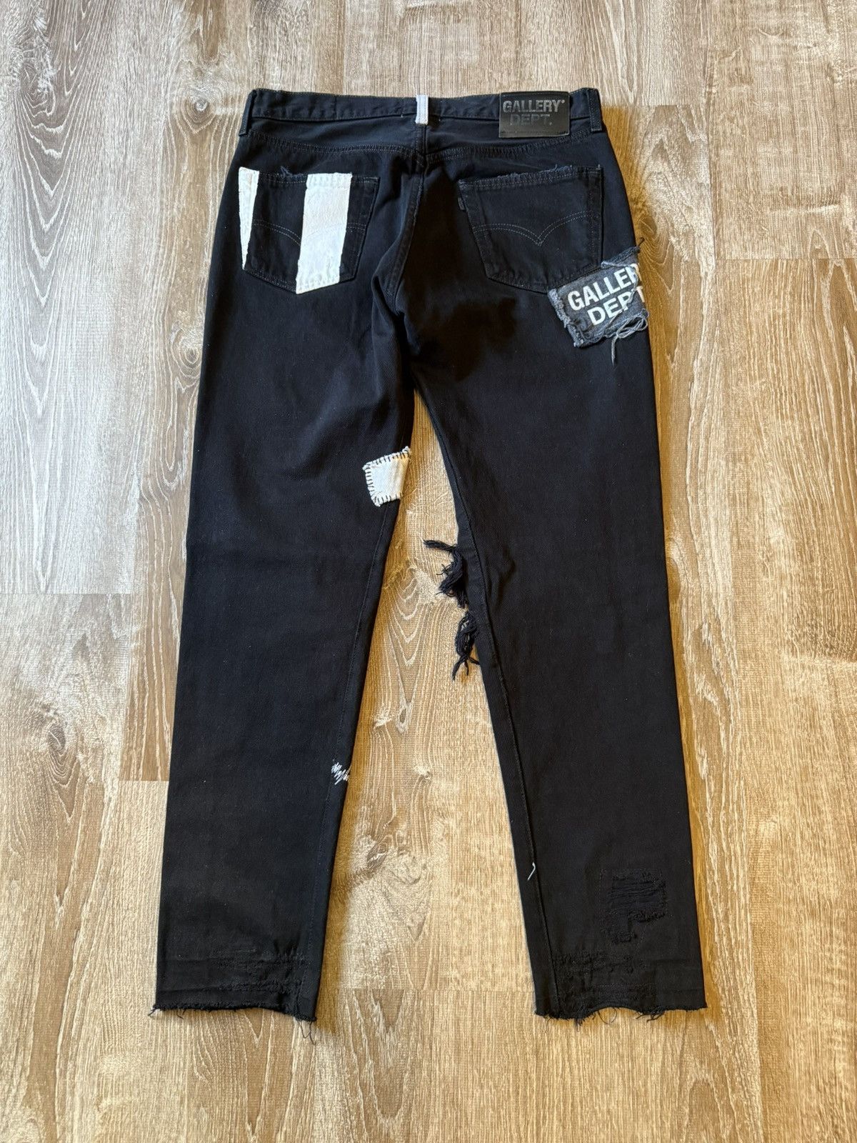 Gallery Dept. Gallery Dept. Fuck Face Distressed Jeans Size US 31 - 2 Thumbnail