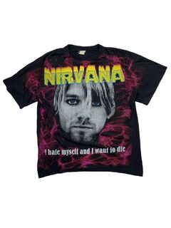 Nirvana Kurt Cobain T-Shirt - Large