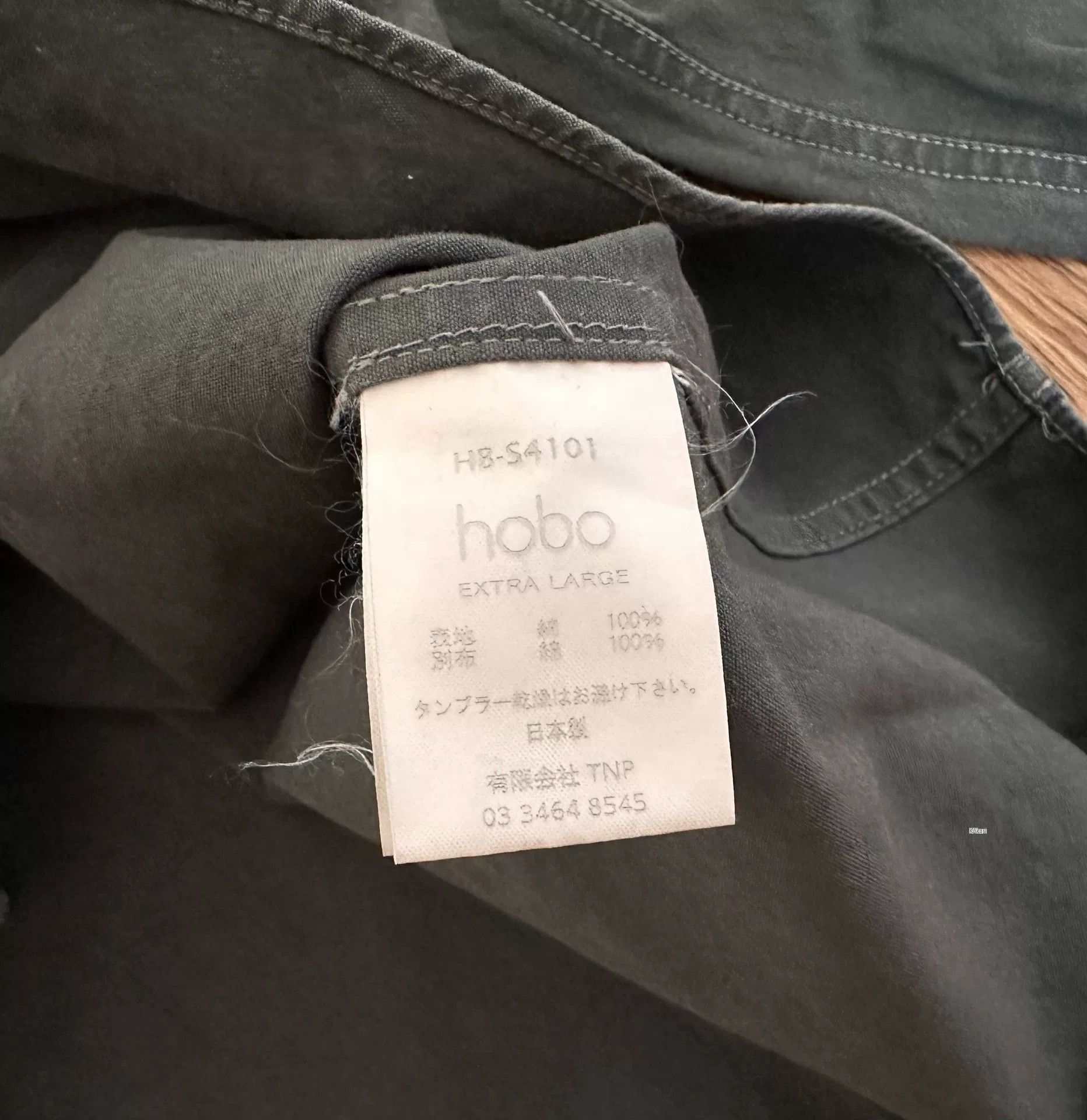 Hobo hobo ARTISAN Workwear Long Sleeve Shirt Size US L / EU 52-54 / 3 - 4 Thumbnail