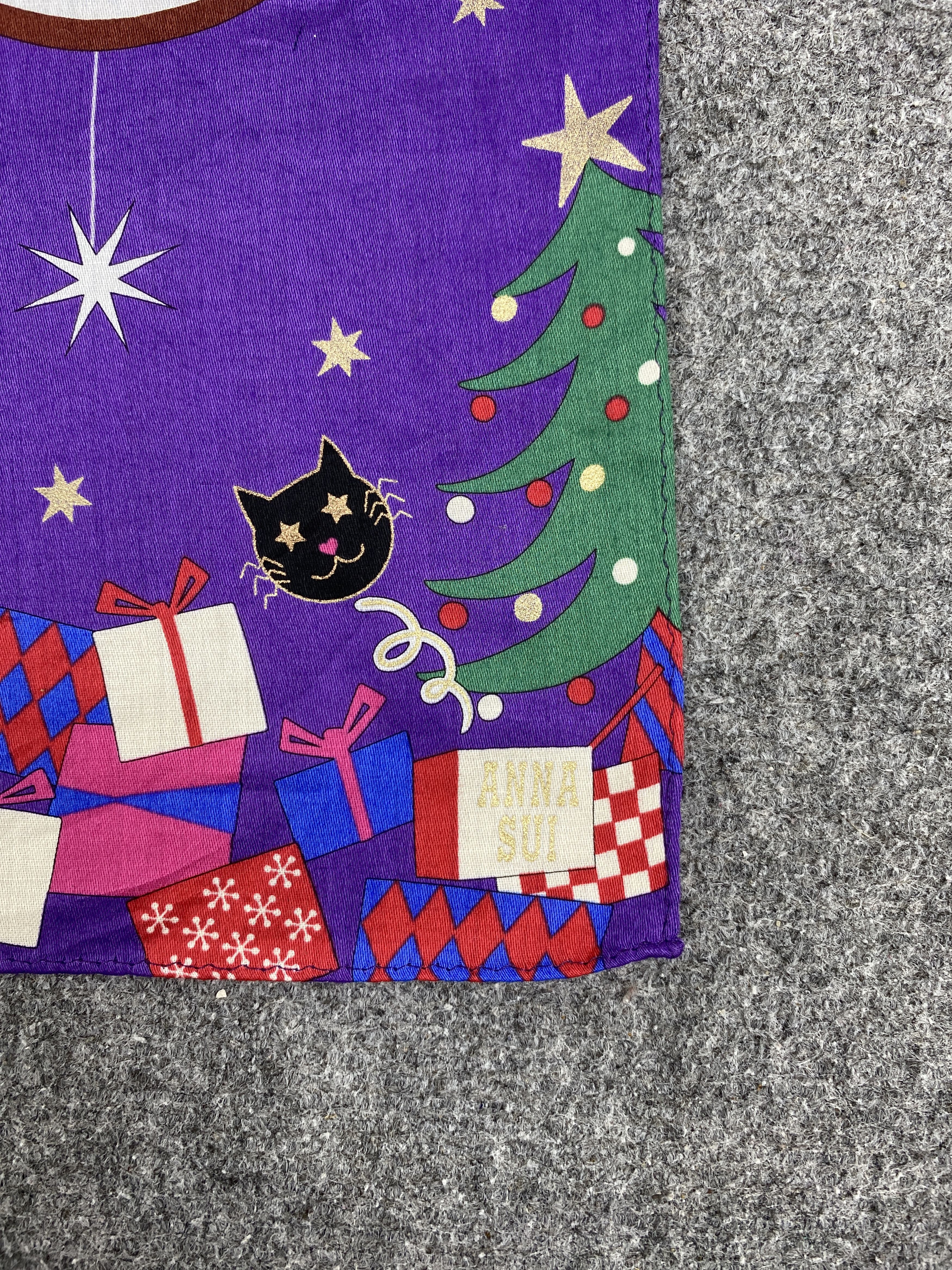Vintage Anna Sui Handkerchief / Bandana / Neckerchief HKC0401 Size ONE SIZE - 5 Thumbnail