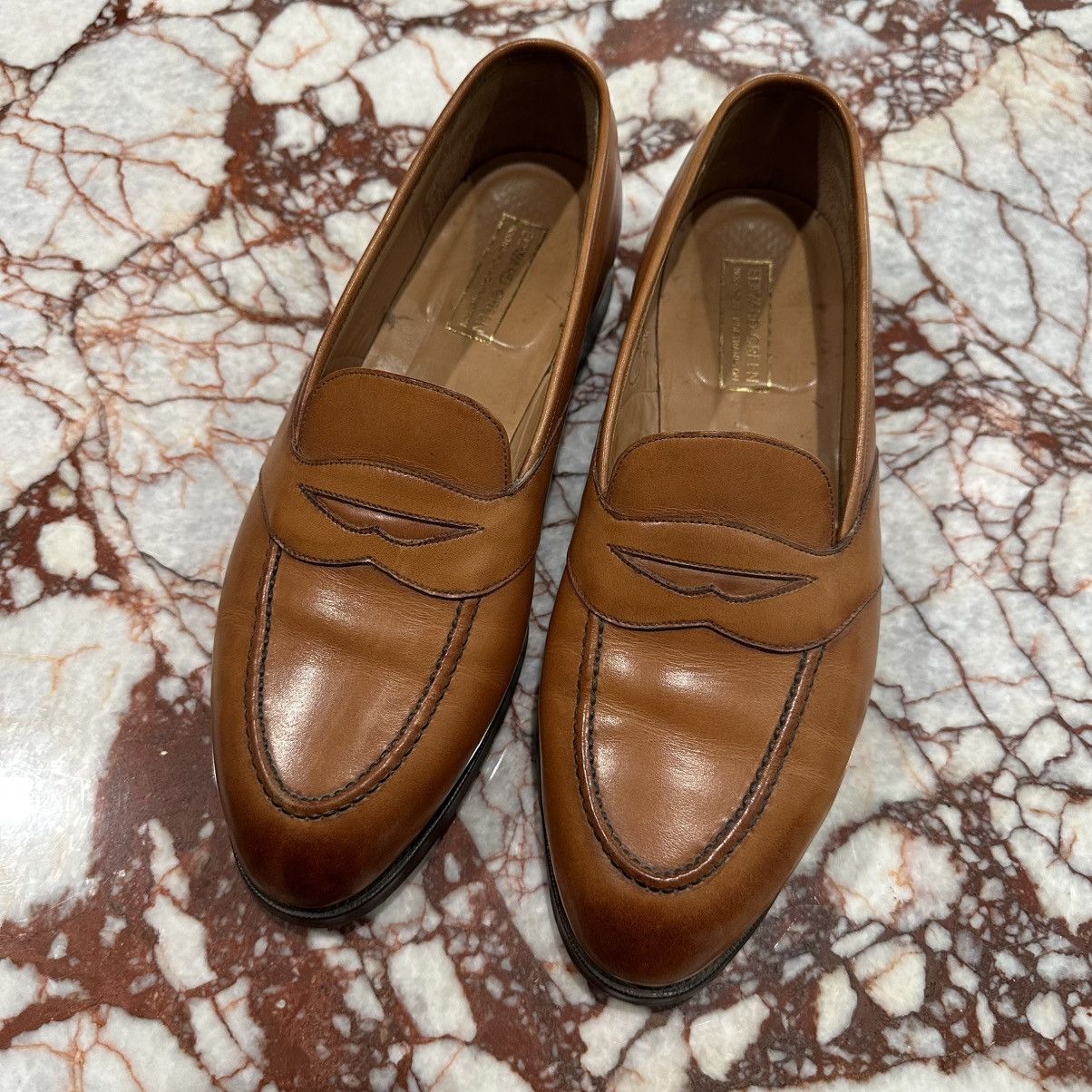 Edward Green Edward Green Montpellier Chestnut Antique Size US 8 / EU 41 - 2 Thumbnail