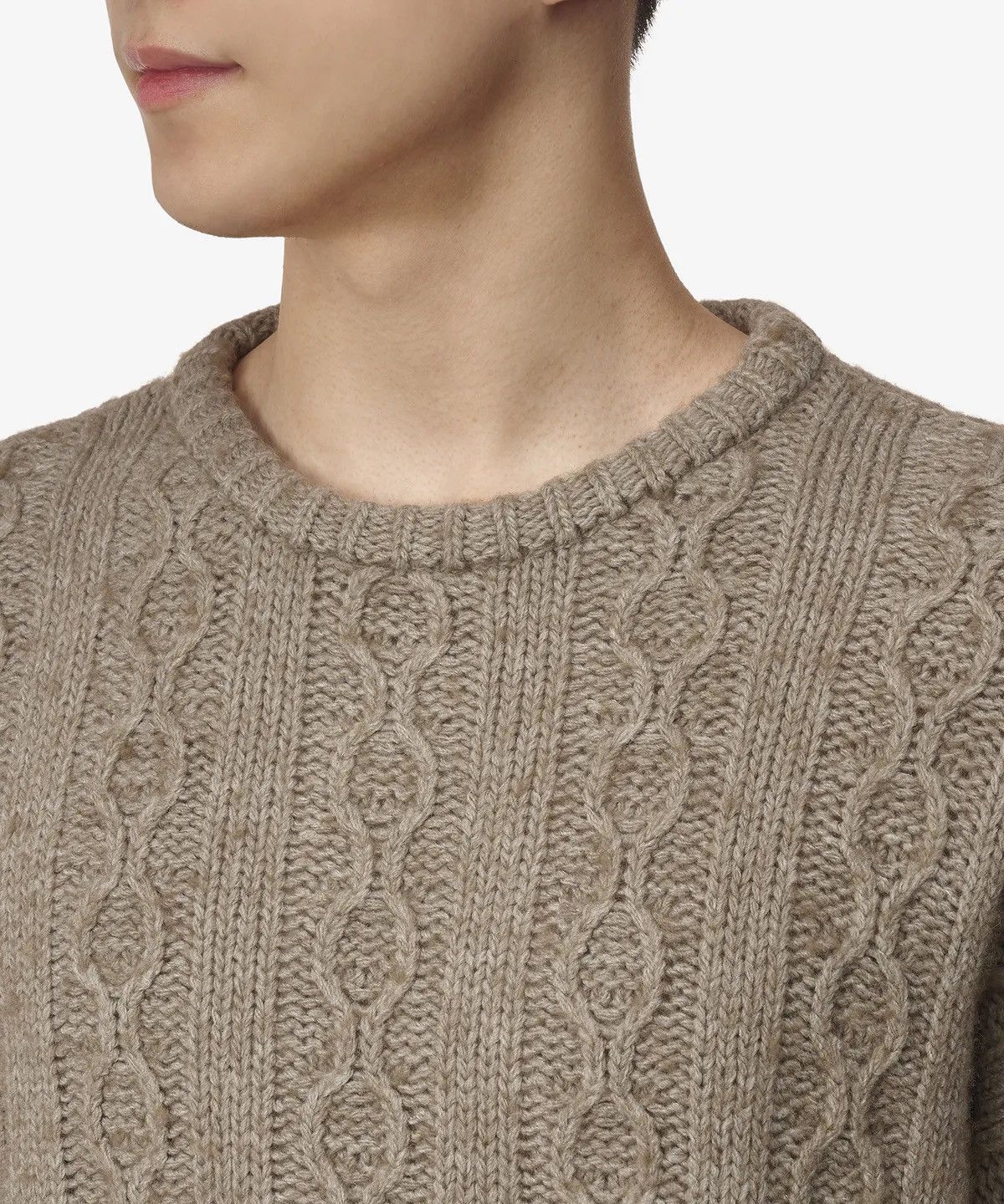 Our Legacy Our Legacy Roundneck Knit - Green/Beige Size US M / EU 48-50 / 2 - 3 Thumbnail