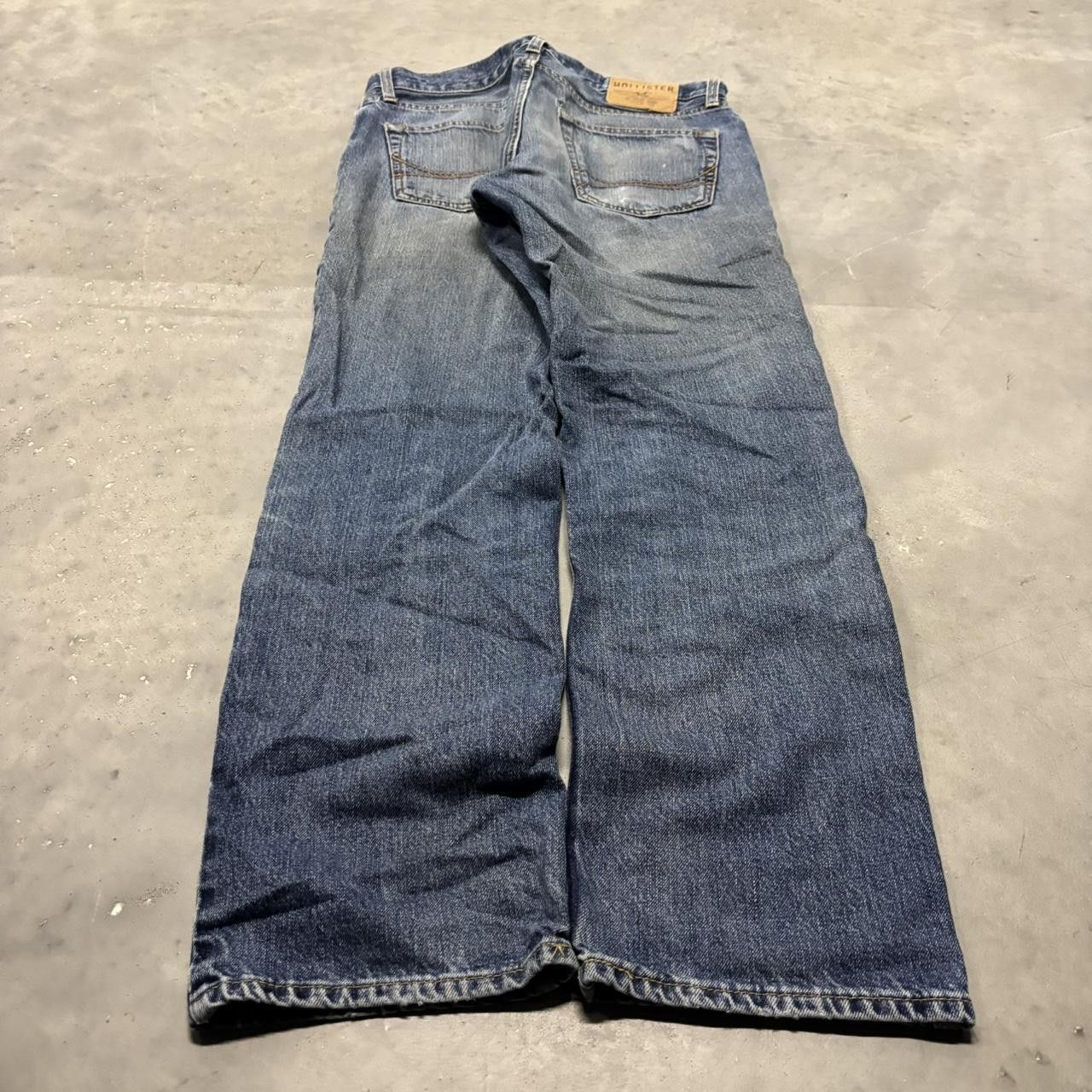 Japanese Brand × Vintage Crazy Vintage Y2K/2000s Grunge Faded Wash Distressed Denim Jeans! Size US 30 / EU 46 - 4 Thumbnail