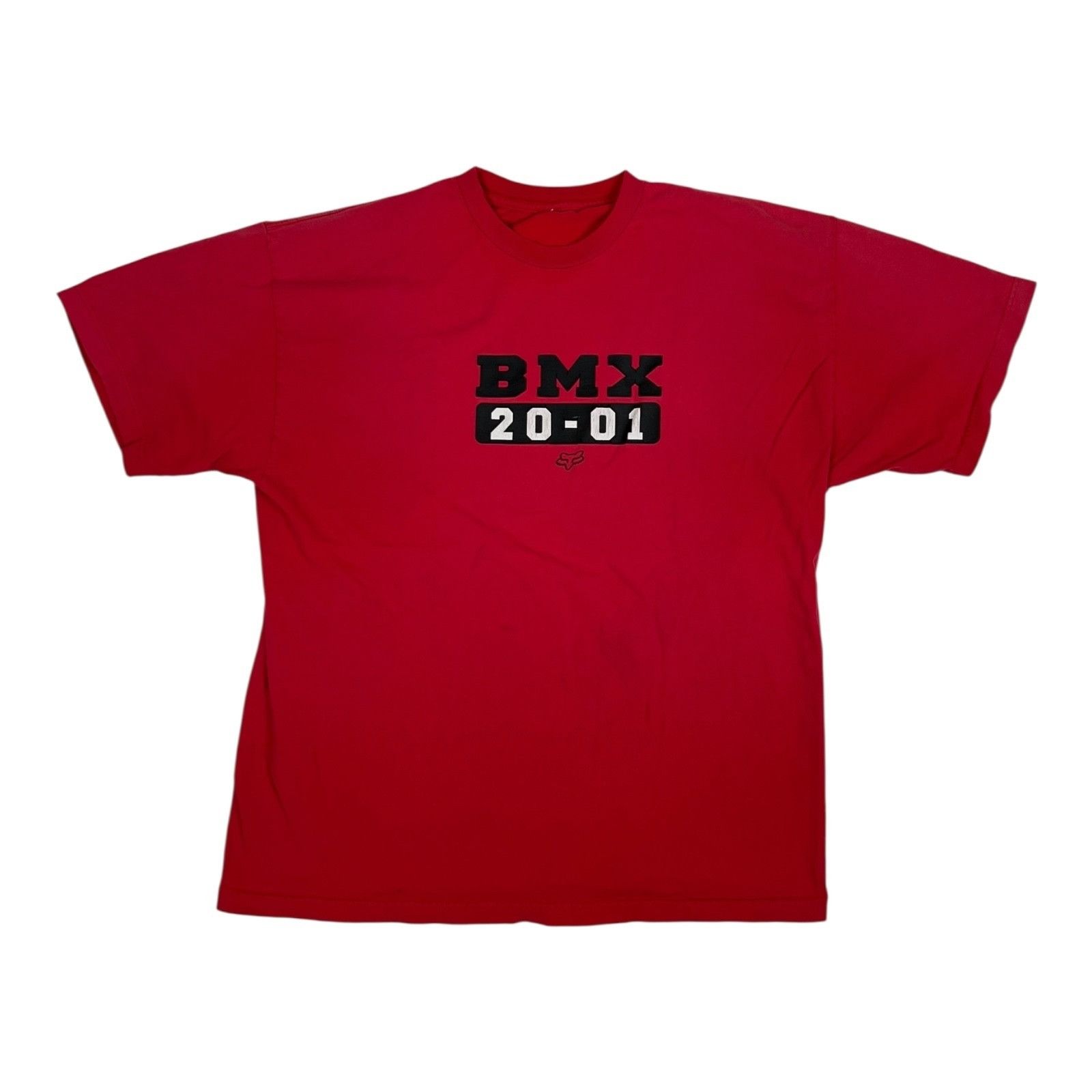 Fox Racing Vintage Fox Racing BMX T-Shirt Size XL Y2K Red 2001 Size US XL / EU 56 / 4 - 1 Thumbnail
