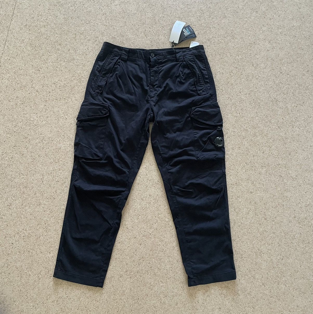 image of C P Company x Stone Island C. P. Company Cargo Pant 11Cmpa23Oa.loose Fit in Black, Men's (Size 36)